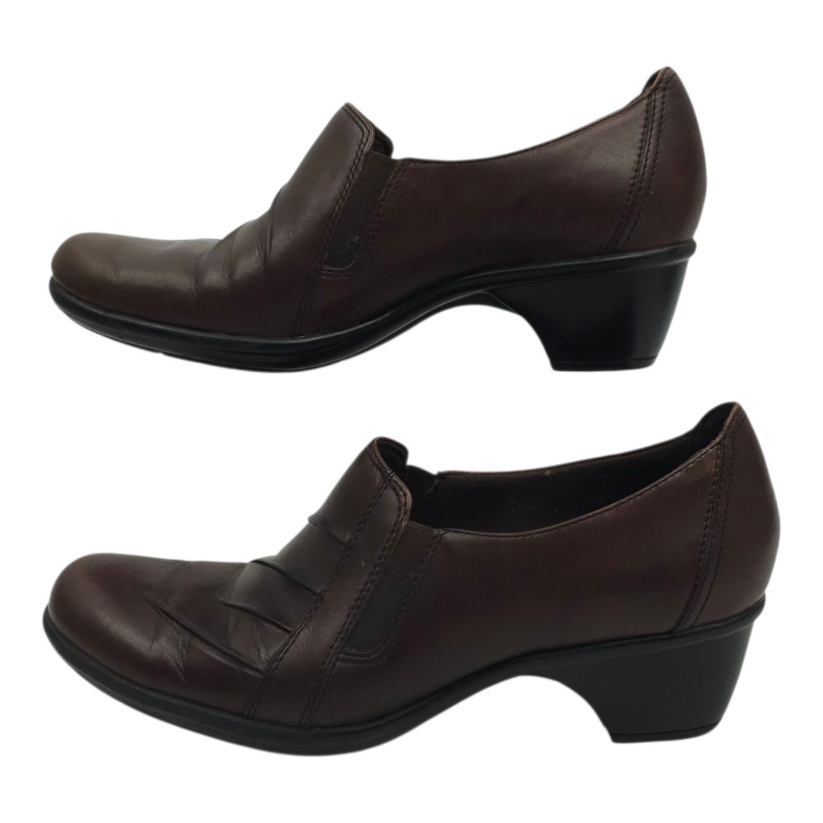 Clarks Clarks Partridge Block Heel Shoes Womens Size 9 Comfort Size US 9 / IT 39 - 11 Thumbnail