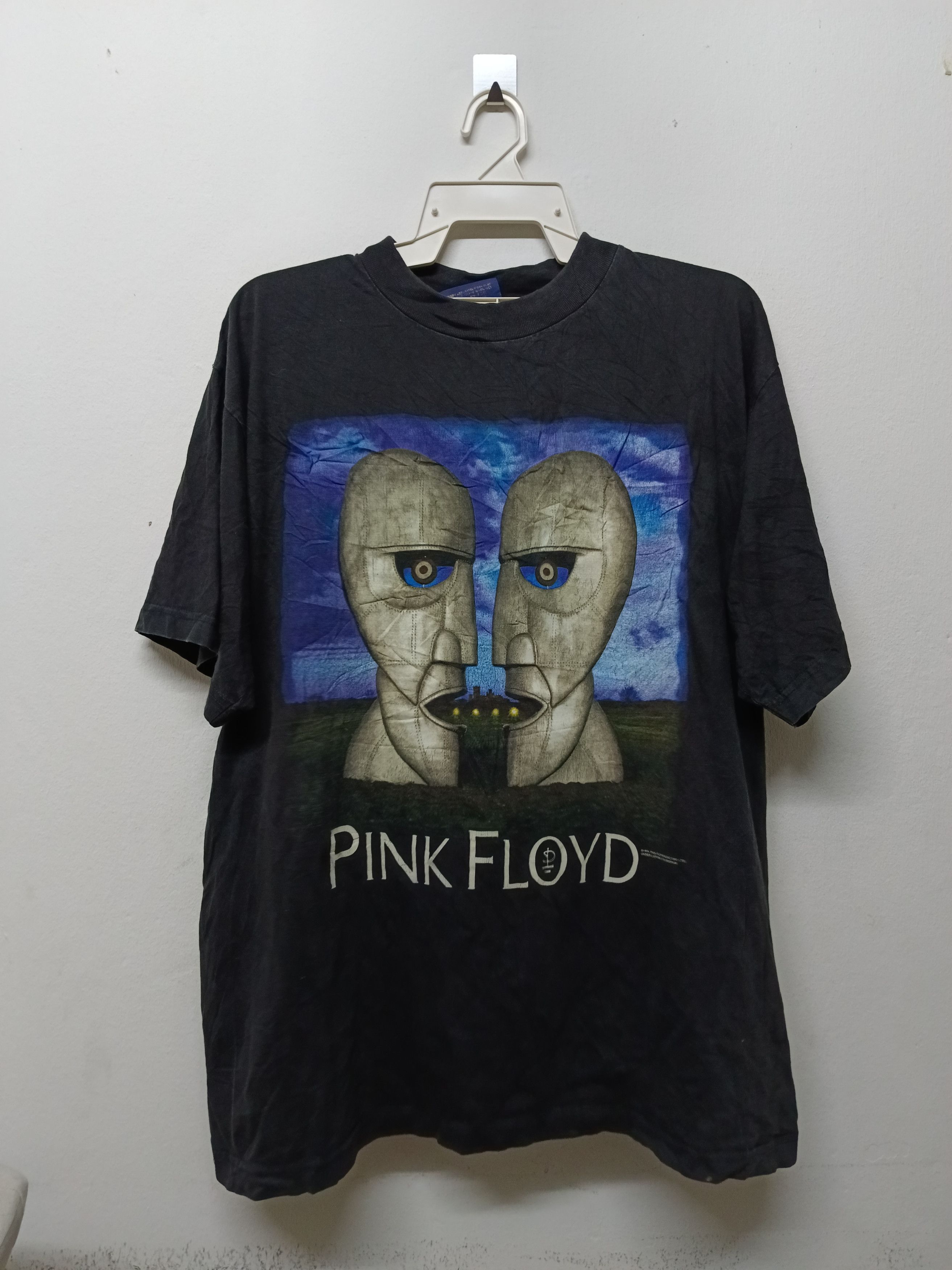 T-shirt Vintage Pink Floyd Tour 1989 - Carte Europe - Delicate Sound Of Thunder - Taille M