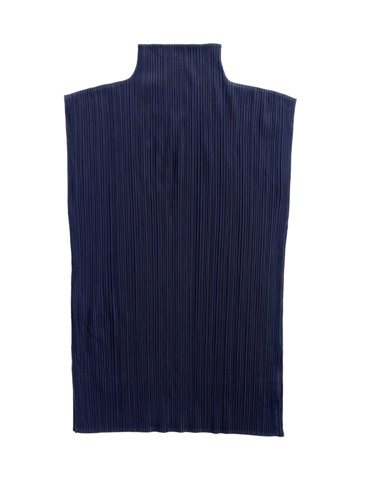 Pleats Please Issey Miyake Issey Miyake Pleats Please Top High Collar Navy Size M / US 6-8 / IT 42-44 - 6 Thumbnail