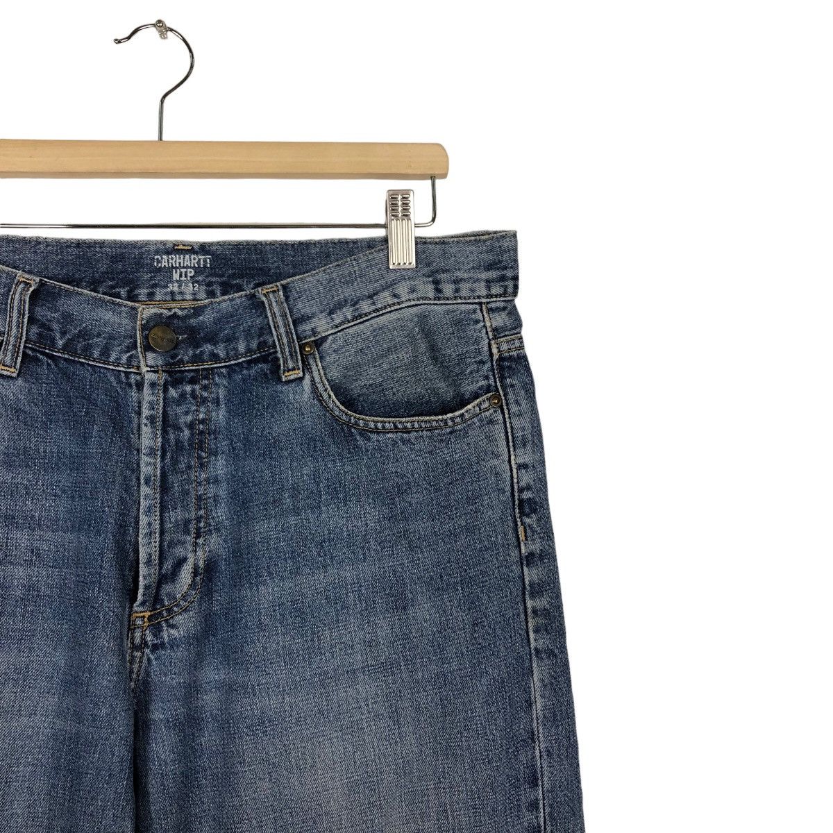 Carhartt 🔥True Vintage Distressed Denim Jeans Workers Carhartt WIP Size US 35 - 5 Thumbnail