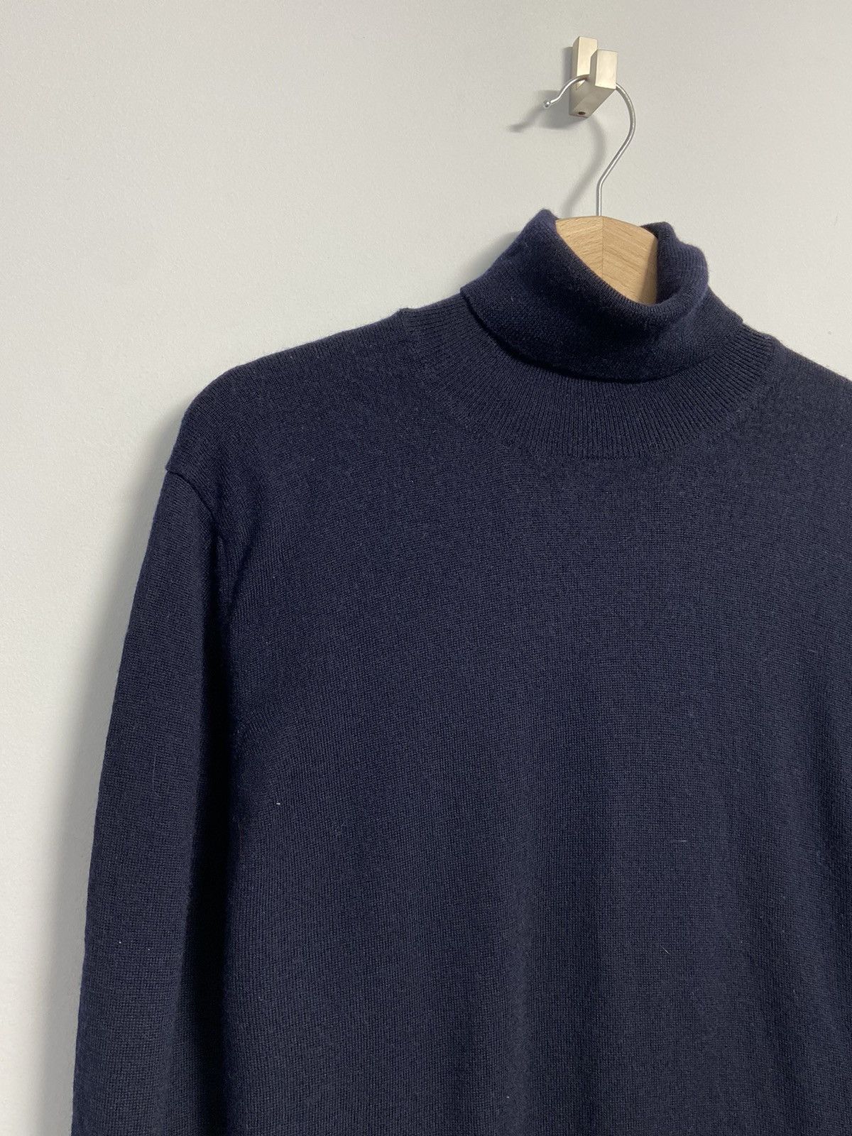 Pal Zileri Pal Zileri Turtleneck Sweater Men Blue Wool Size US M / EU 48-50 / 2 - 6 Thumbnail