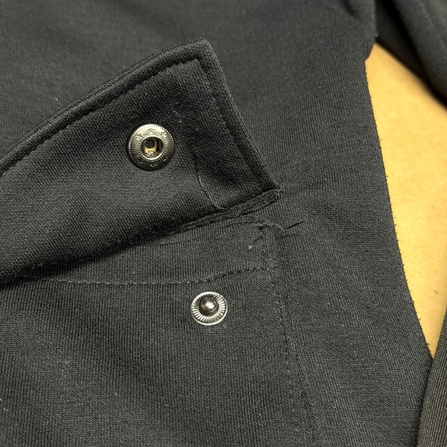 Logo 7 VIE+RICHE Hoodie Mens XL Black 1/4 Zip Pullover Front Pockets Logo Paris Zips Size US XL / EU 56 / 4 - 6 Thumbnail