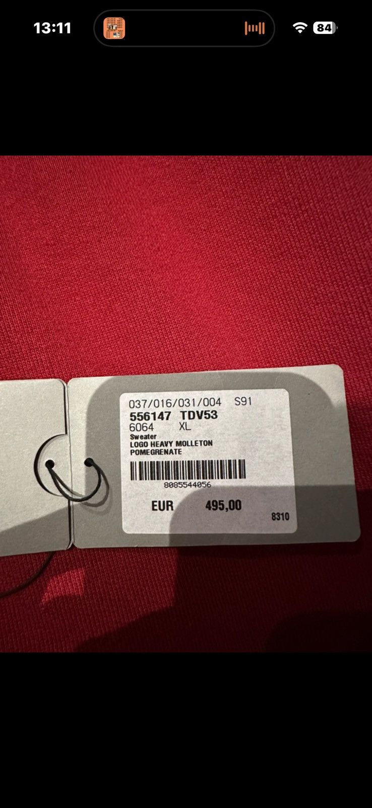 Balenciaga Red Balenciaga Sweater Size US XL / EU 56 / 4 - 6 Thumbnail