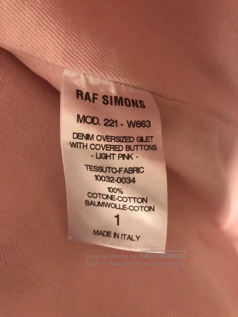 Raf Simons Raf Simons size 1 Oversized suit vest jacket Size 38S - 5 Thumbnail