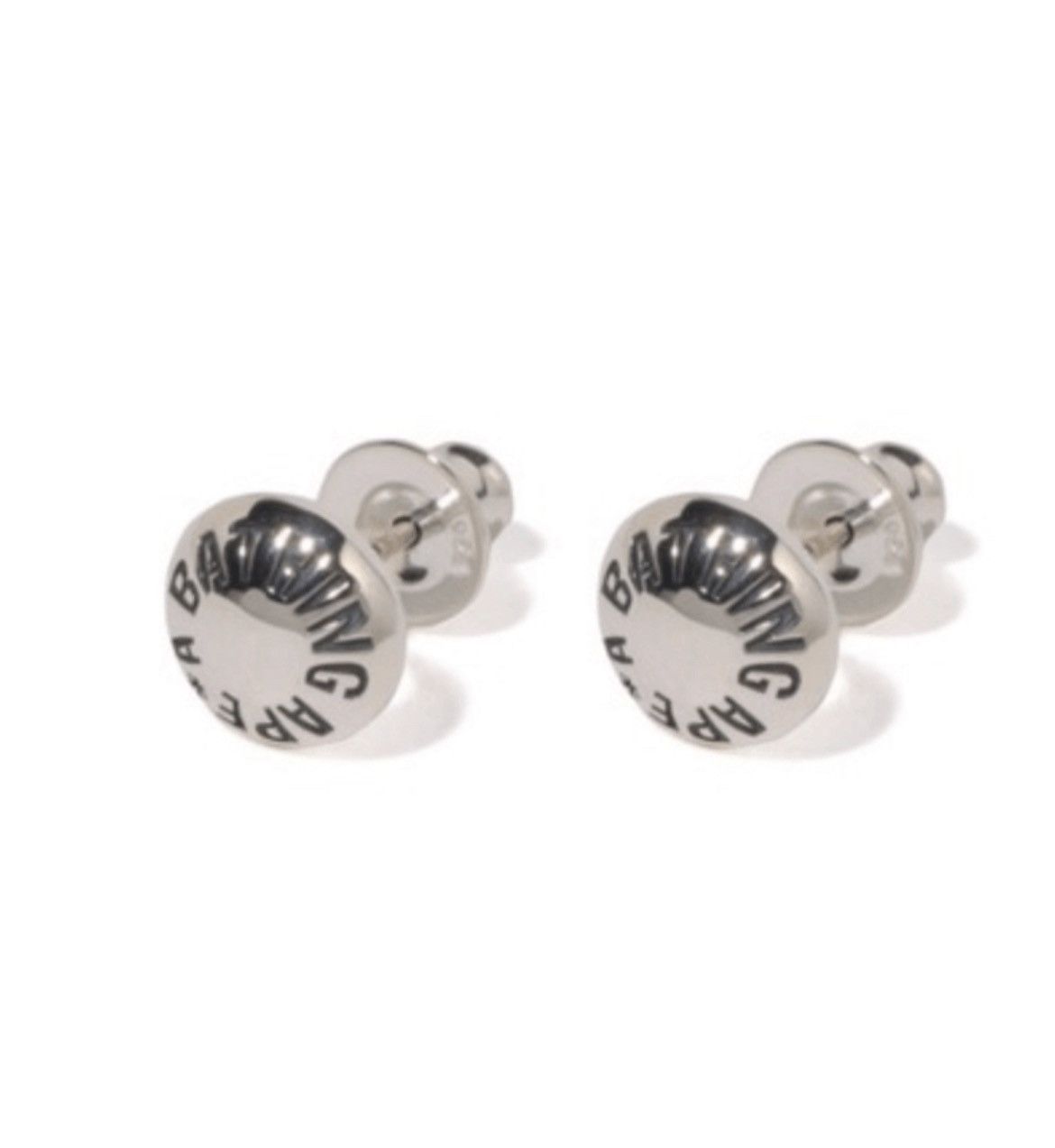 Bape Варе APE HEAD SILVER EARRINGS Size ONE SIZE - 1 Thumbnail