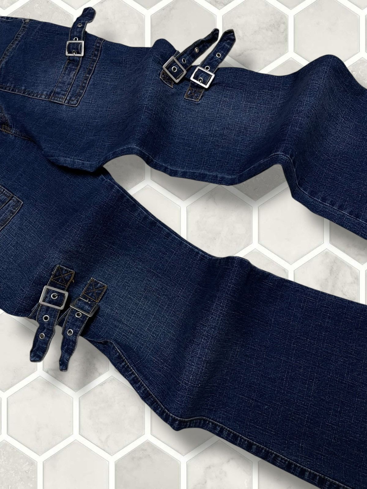 Hysteric Glamour Vintage Original Designer Japan Angela Bondage Flared Denim Size US 32 / EU 48 - 6 Thumbnail