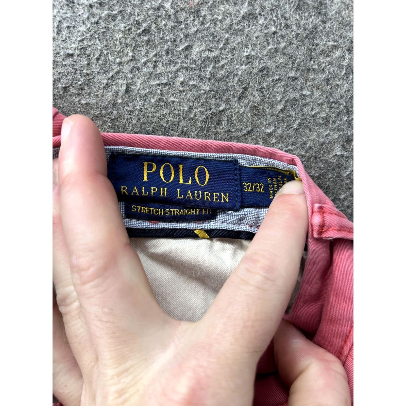 Polo Ralph Lauren Polo Ralph Lauren Pants Mens 32 Chino Stretch Straight Fit Pink Twill Casual Shirt/Adult/Men Size US XS / EU 42 / 0 - 2 Thumbnail