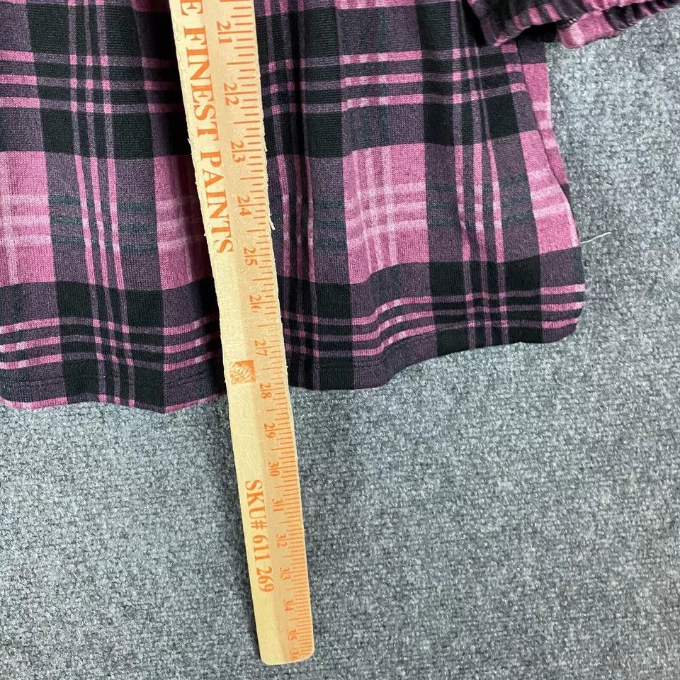 Other Lane Bryant Blouse Women's 14/16 Plaid Pink 3/4 Sleeve Size XL / US 12-14 / IT 48-50 - 4 Thumbnail