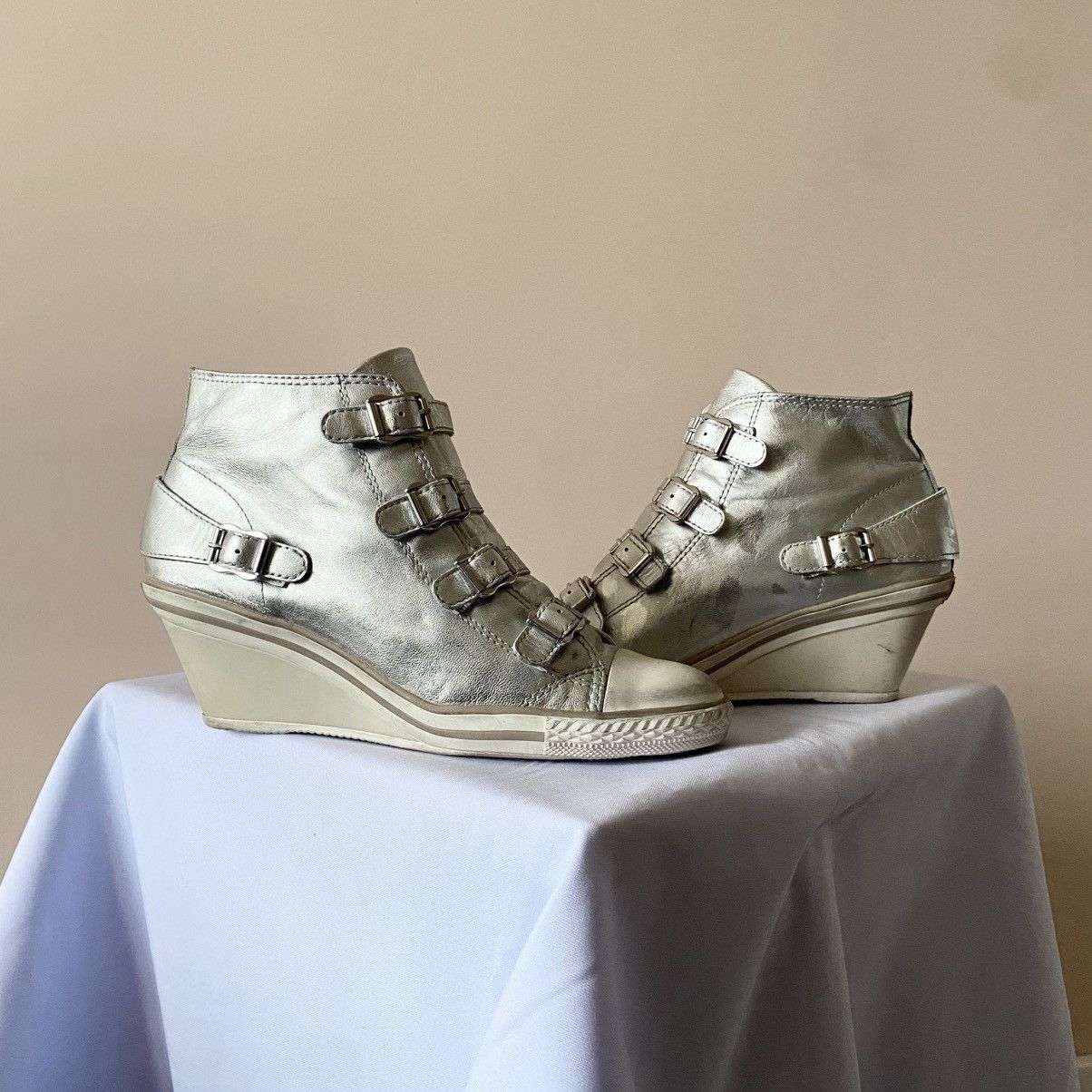 Isabel Marant Vintage ASH Wedge Sneakers Like Isabel Marant Strap Shoes Size US 8 / IT 38 - 1 Thumbnail