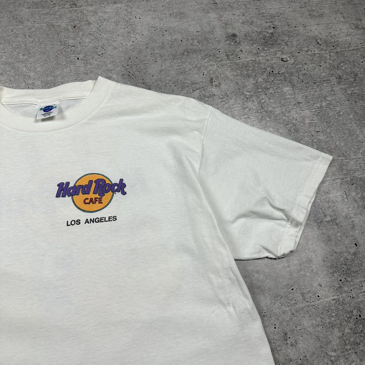 Hard Rock Cafe Vintage Hard Rock Cafe Los Angeles T-shirt White Men’s Size US XL / EU 56 / 4 - 4 Thumbnail