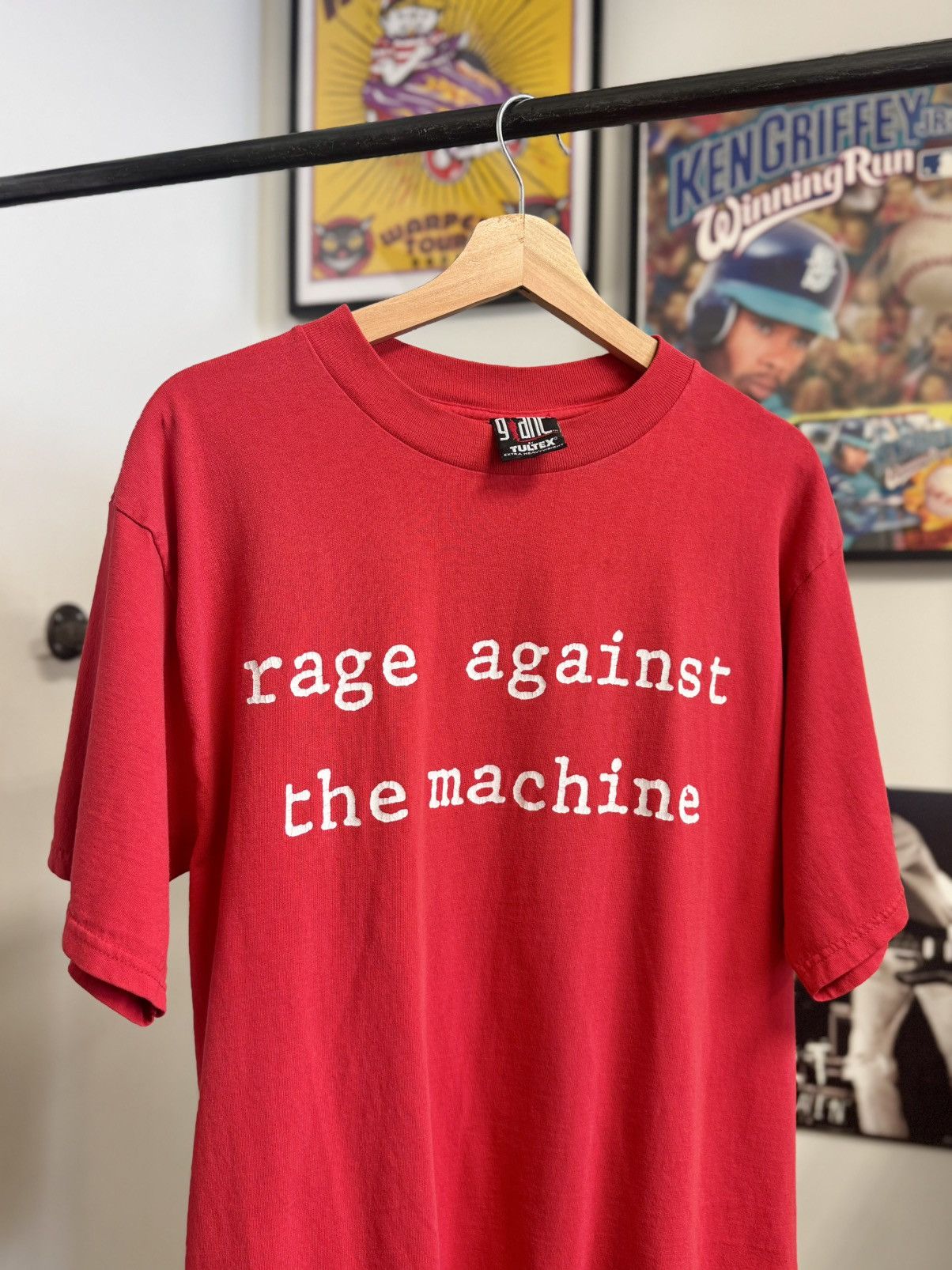 Band Tees Vintage 90s Rage Against The Machine Tee Size US L / EU 52-54 / 3 - 3 Thumbnail