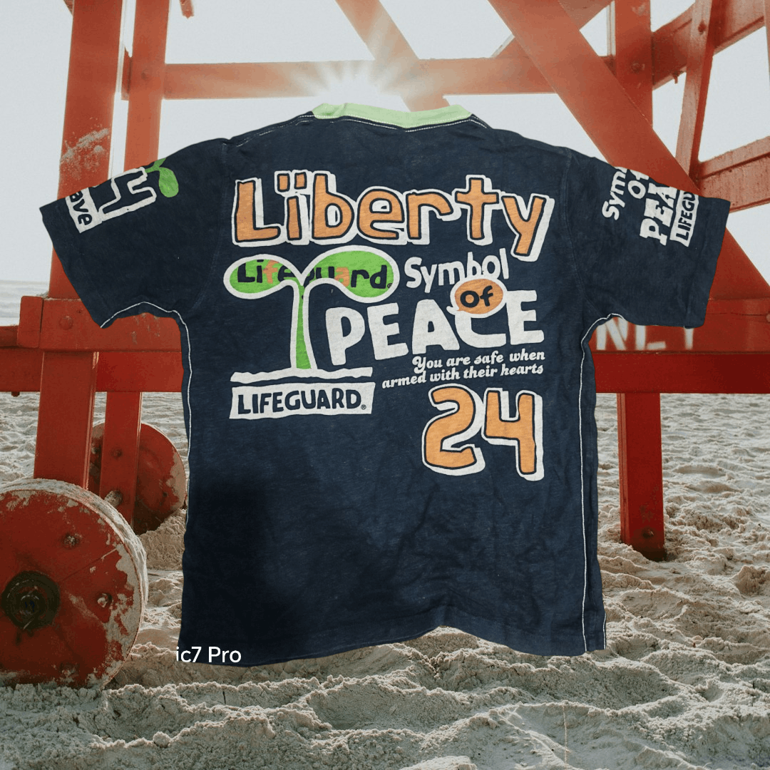 Japanese Brand Vintage Lifeguard Shirt Size US L / EU 52-54 / 3 - 2 Thumbnail