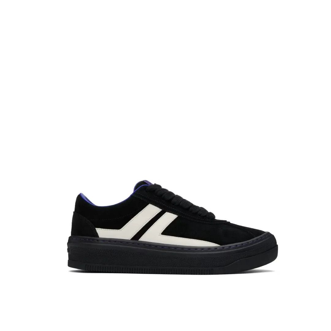 Future × Lanvin os11x1224 Dup / Edition Low-Top Cash Sneakers in Black/White Size US 7 / EU 40 - 1 Thumbnail
