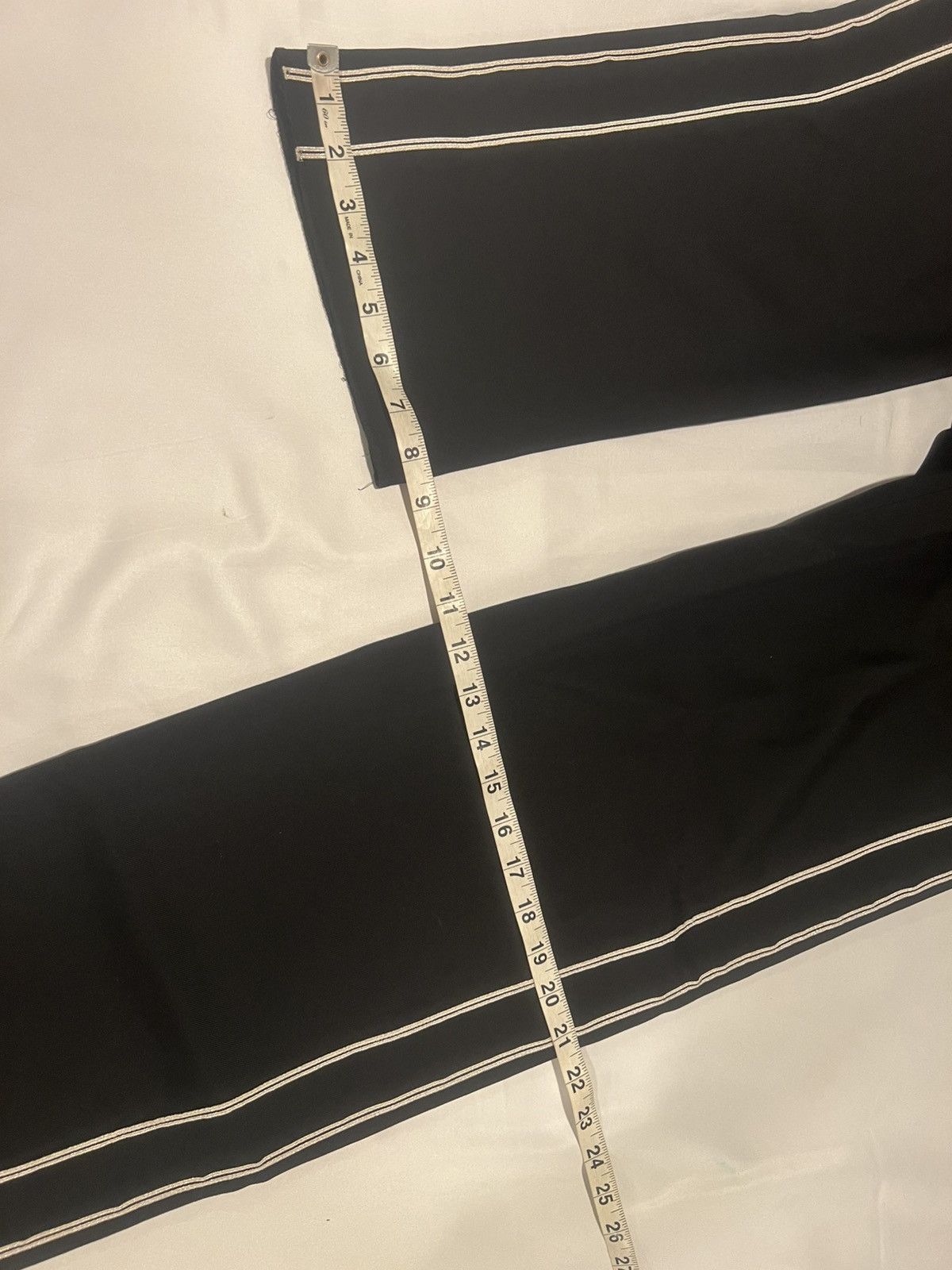 Saint Laurent Paris Saint laurent Hedi Slimane silver stripes mens pants. 52/36 Size US 36 / EU 52 - 4 Thumbnail