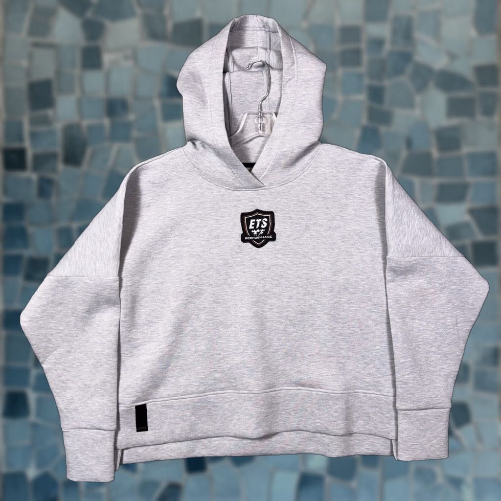 Vintage UNRL Hoodie Mens M Pullover Sweatshirt Tech Cropped Heather ETS Performance Gym Shirt Size US M / EU 48-50 / 2 - 1 Thumbnail