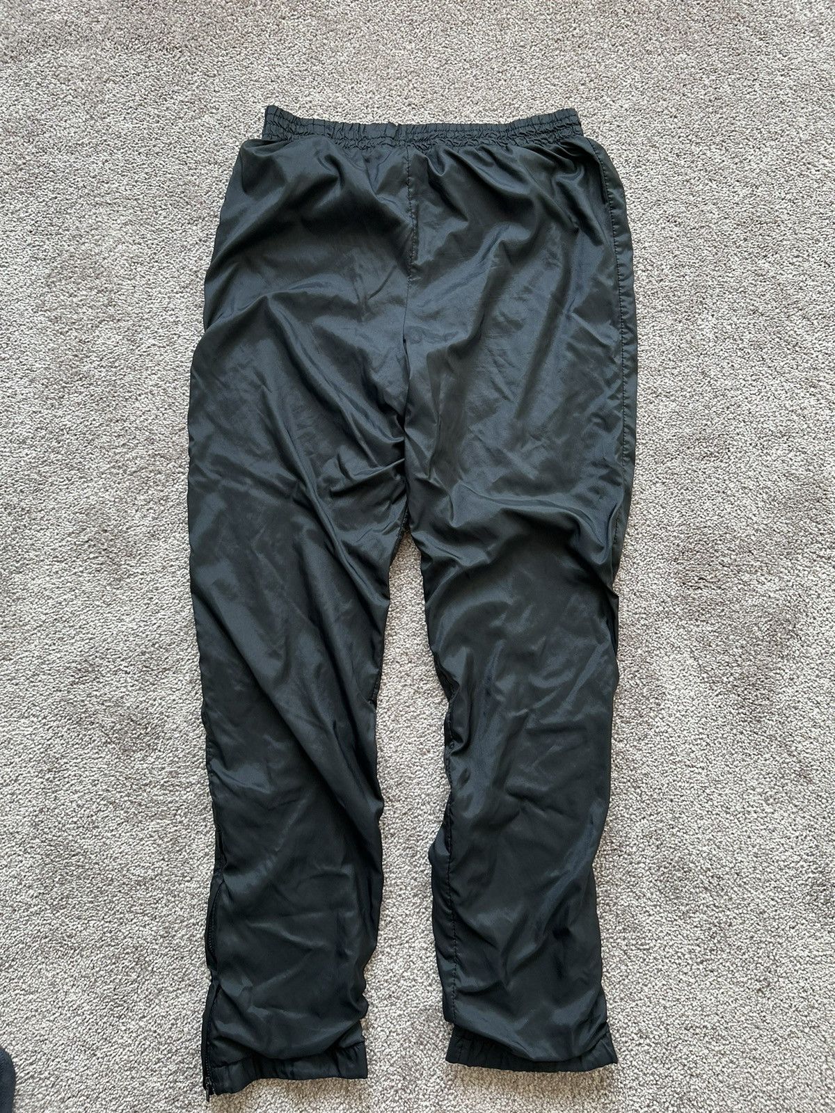 Reebok × Vintage Vintage 90's Reebok Black Logo Track Pants Size US 29 - 2 Thumbnail