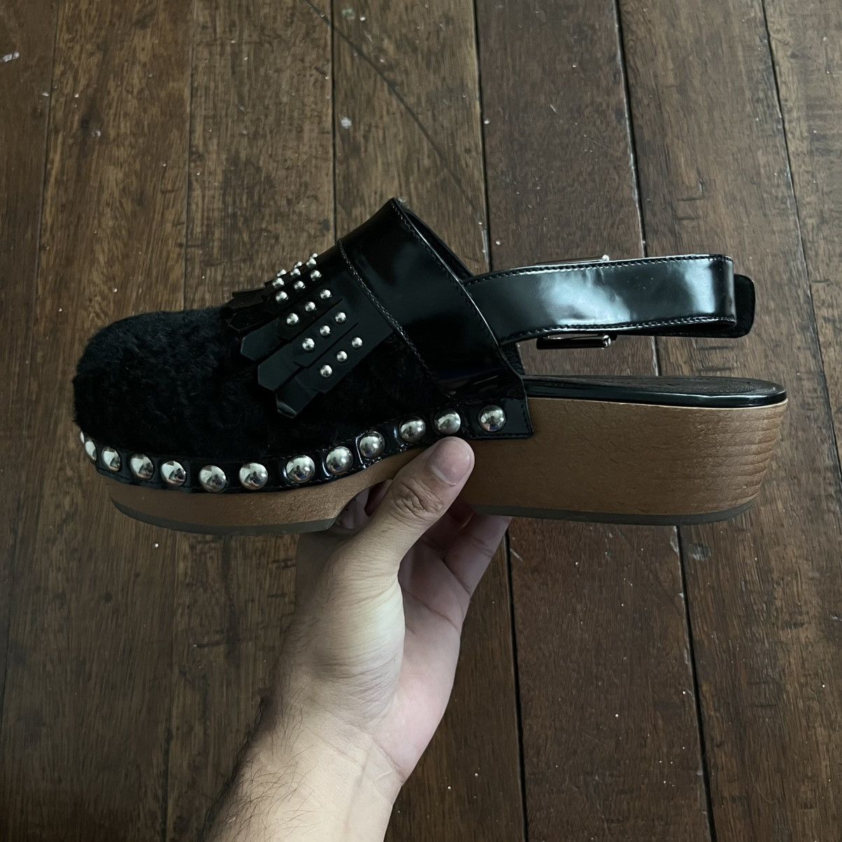 Alexander McQueen Alexander Mcqueen Flatform Clogs Size US 7 / IT 37 - 4 Thumbnail