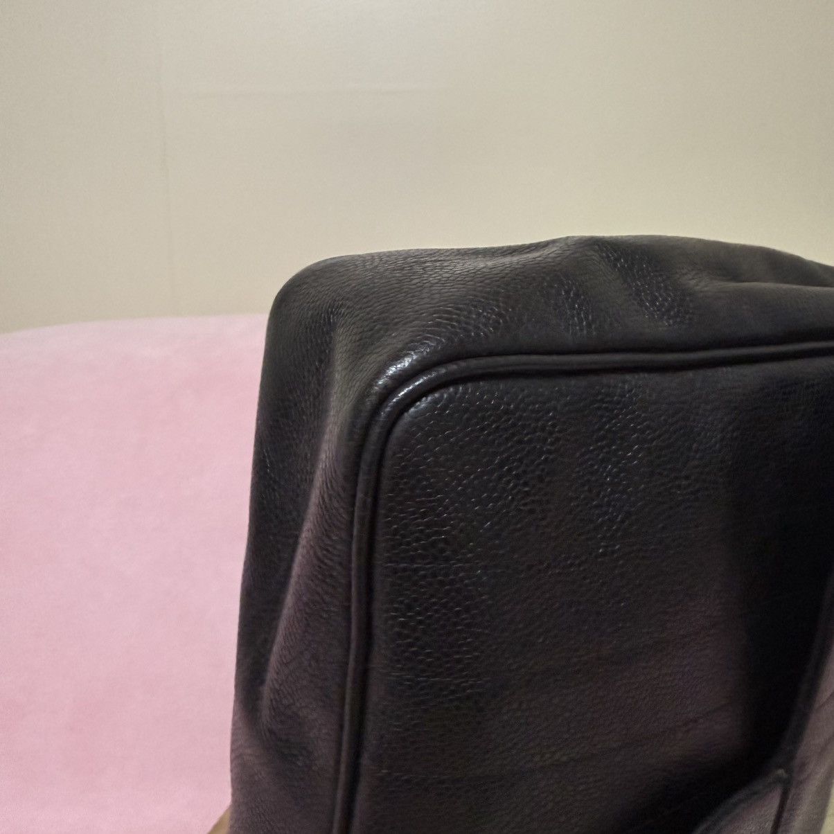 Chanel JUMBO MADEMOISELLE SINGLE FLAP GHW VERTICAL QUILTED CAVIAR Size ONE SIZE - 8 Thumbnail