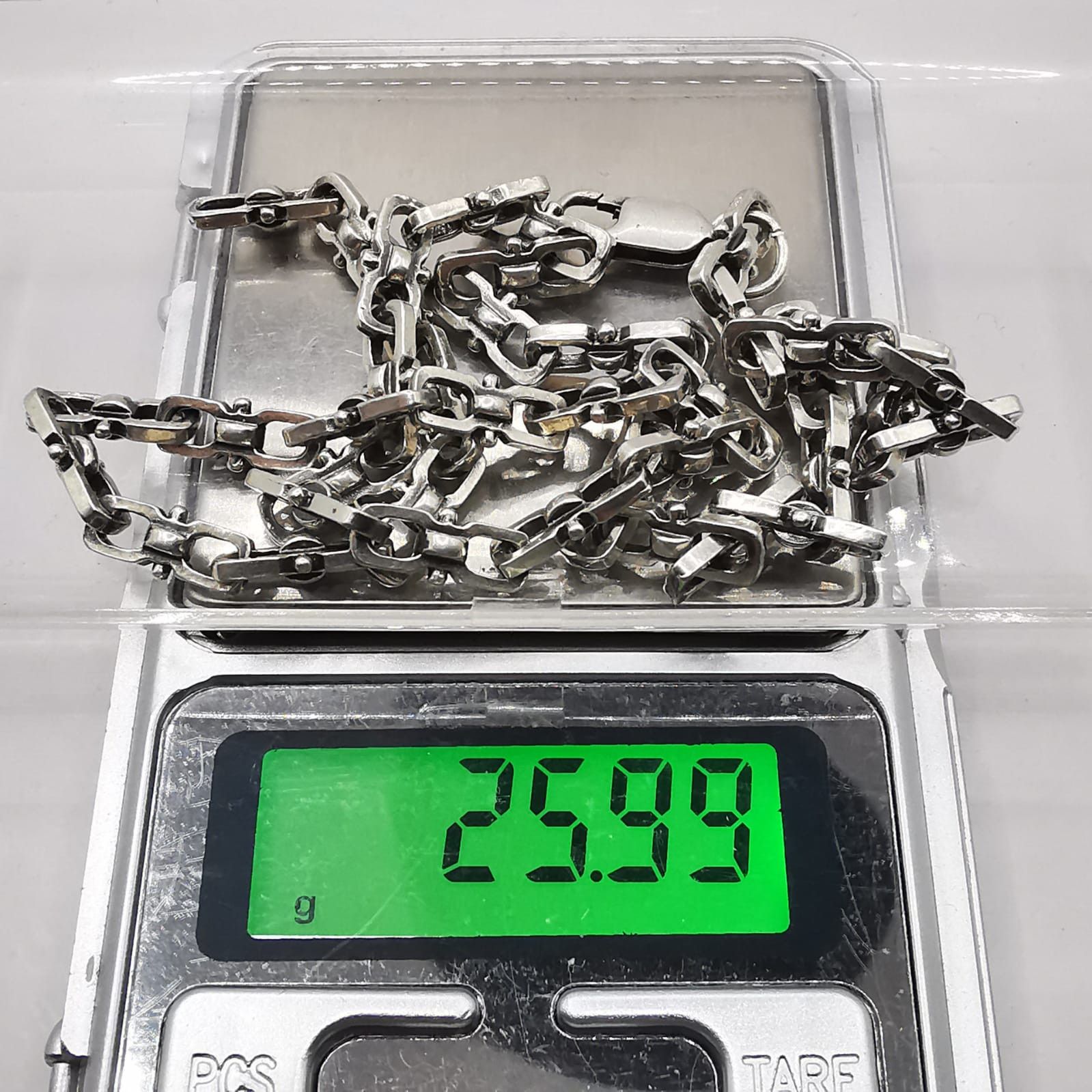 Sterling Silver Vintage Chain, 925 Sterling Silver, Signed 25.99g Size ONE SIZE - 3 Thumbnail