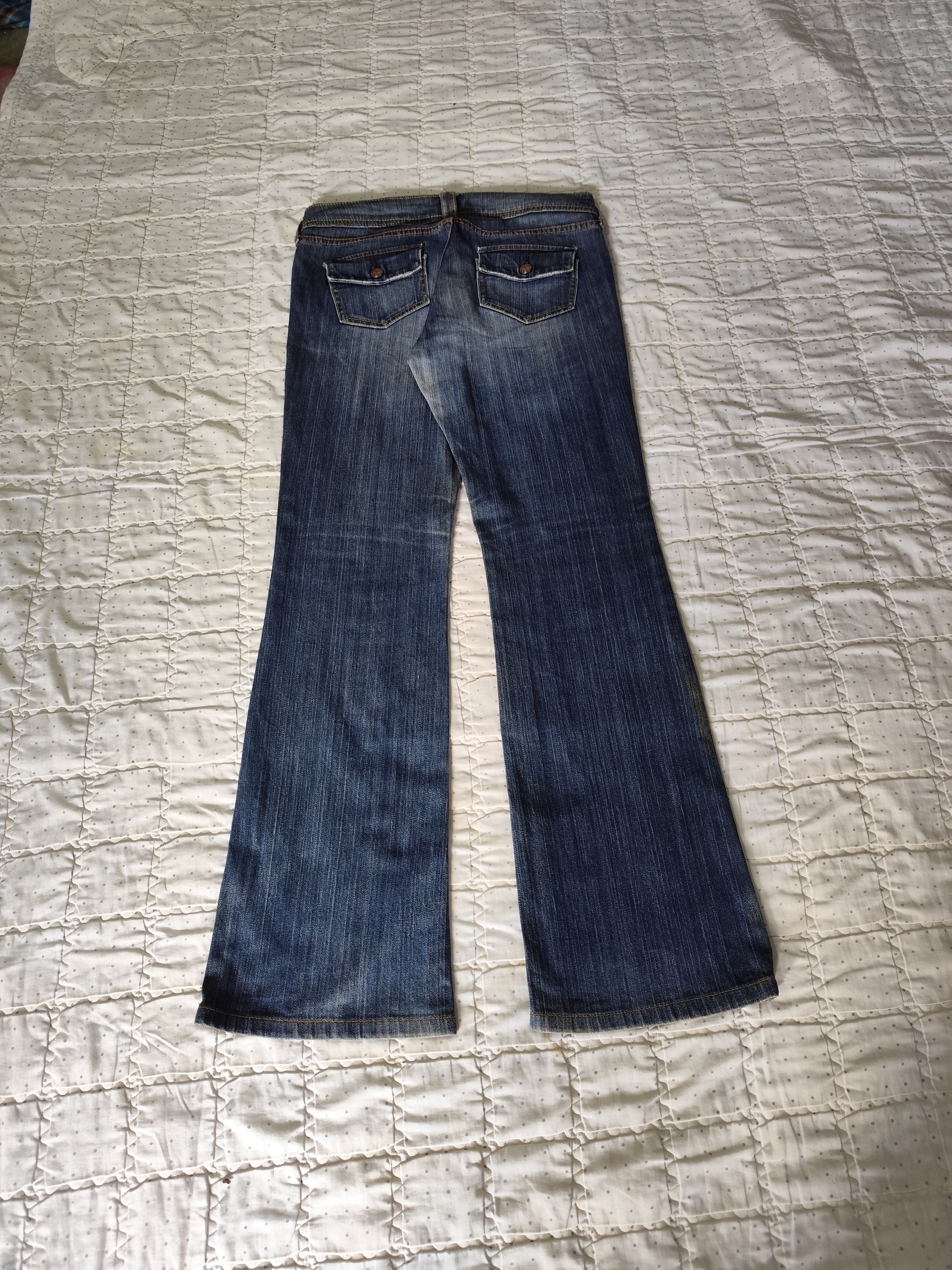 Japanese Brand × Jun Takahashi × Uniqlo Vintage Uniqlo U Flare Denim J014 Size 26" / US 2 / IT 38 - 9 Thumbnail