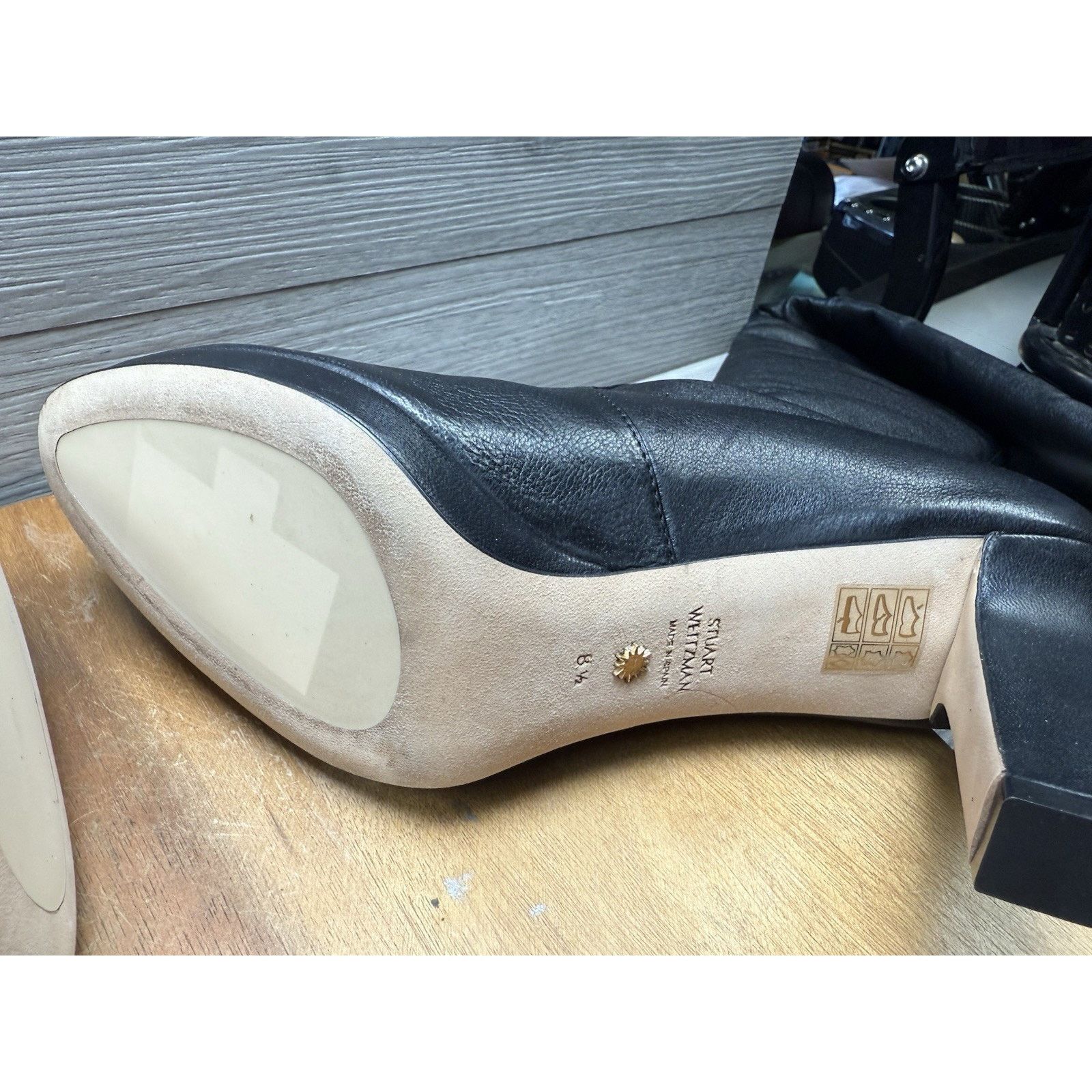 Stuart Weitzman STUART WEITZMAN ARDENT BACK-TIE STRETCH LEATH KNEE Size 8.5 Size US 8.5 / IT 38.5 - 5 Thumbnail