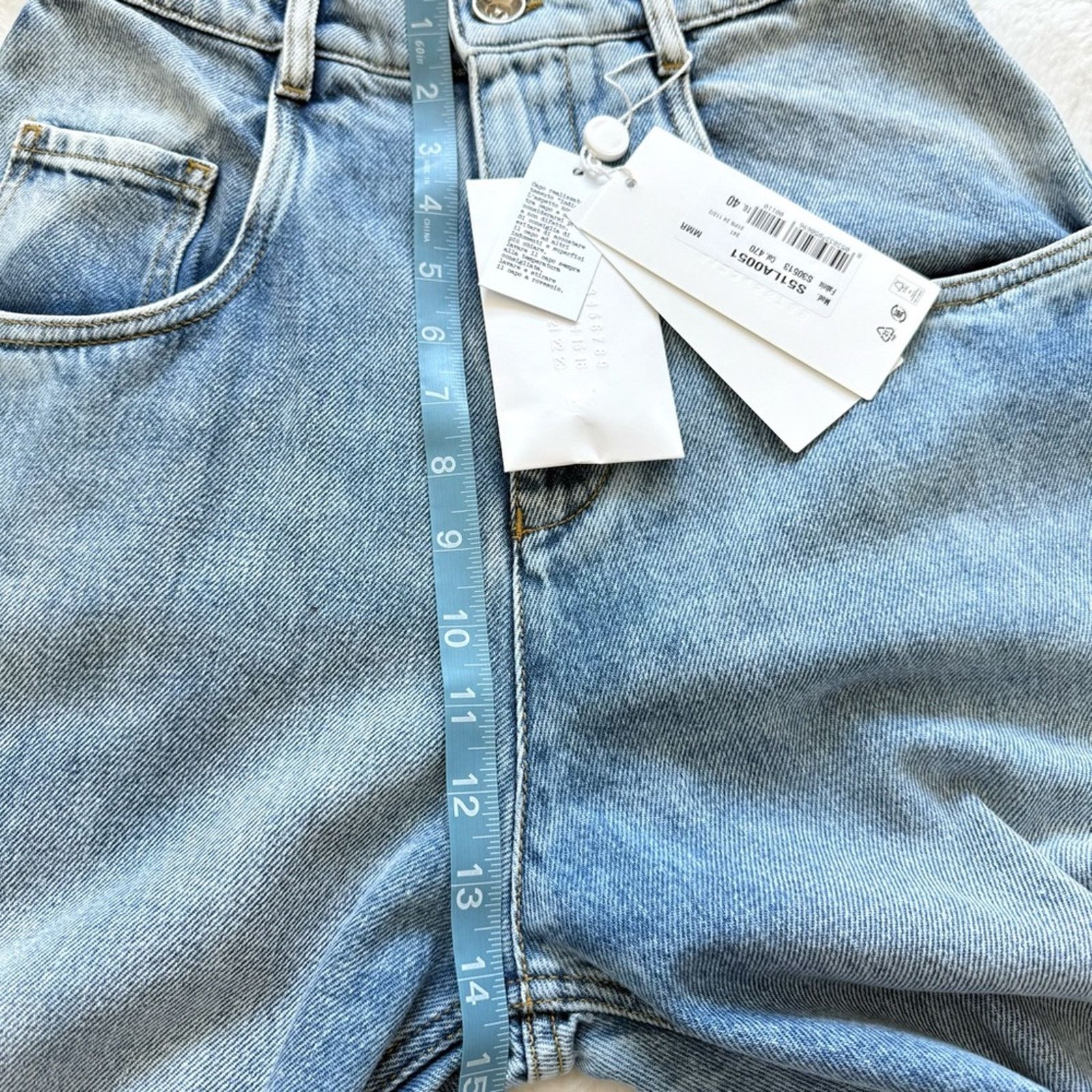 Maison Margiela NWT!!! Maison Margiela Wide-Leg Slashed Cut-Out Jeans1 850$ Size 27" / US 4 / IT 40 - 9 Thumbnail
