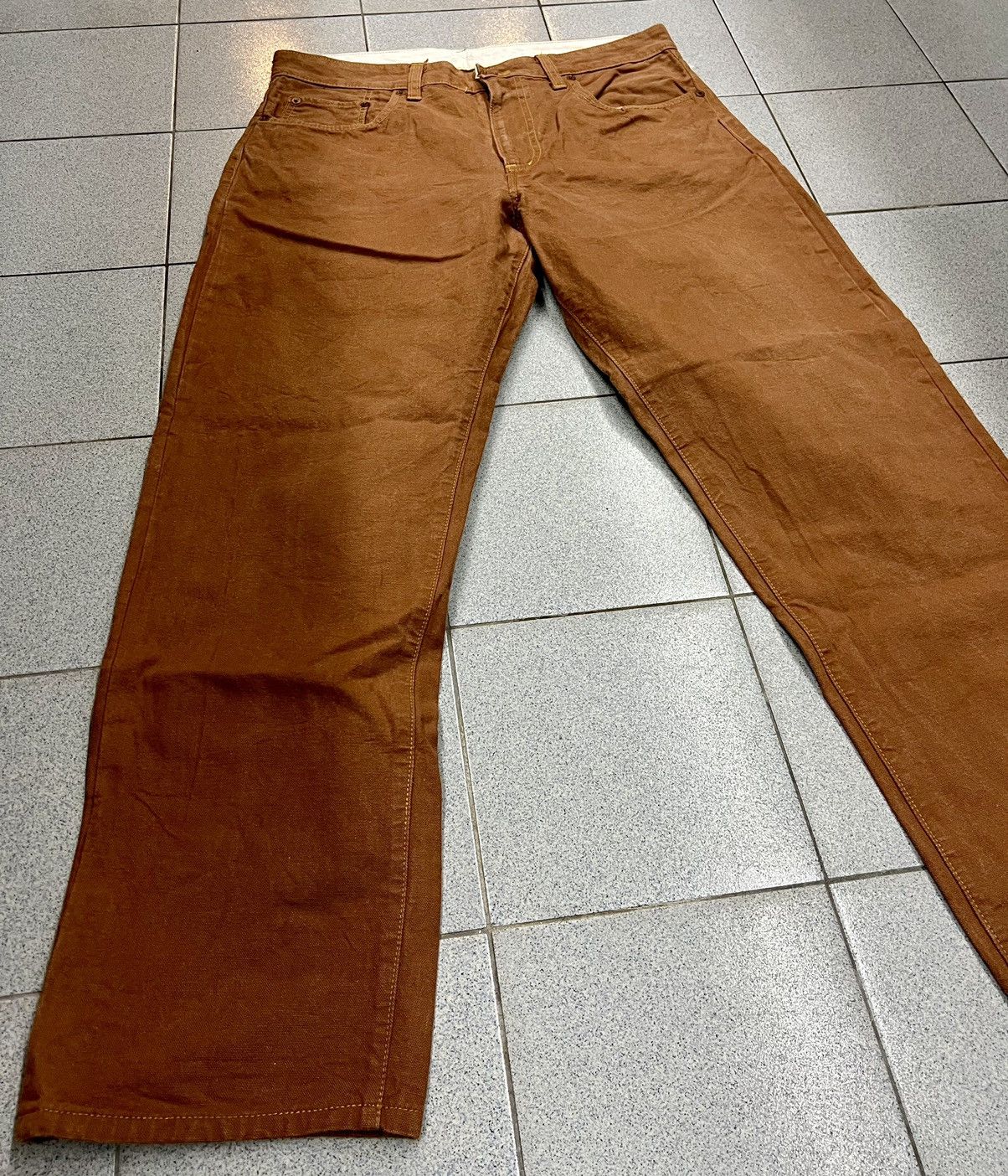 Vintage Vintage 80s Unbranded Worker Pants Size US 34 / EU 50 - 6 Thumbnail