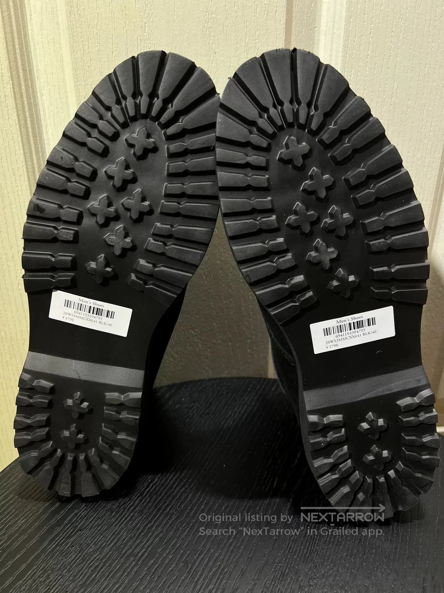 Japanese Brand Men's Autumn Winter Nubuck Mid-Top Shoes. Size US 7 / EU 40 - 5 Thumbnail