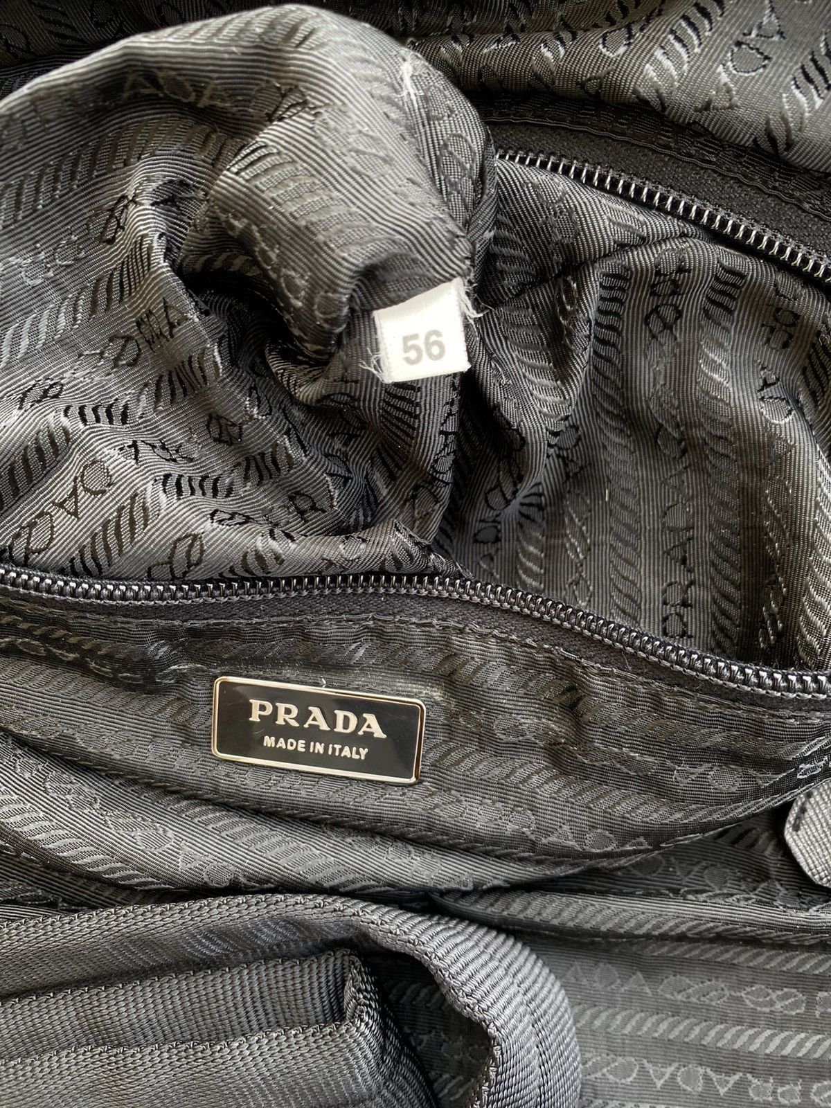 Prada PRADA Duffle Travel Carry Handbag Shoulder Bag Black Nylon Size ONE SIZE - 17 Thumbnail