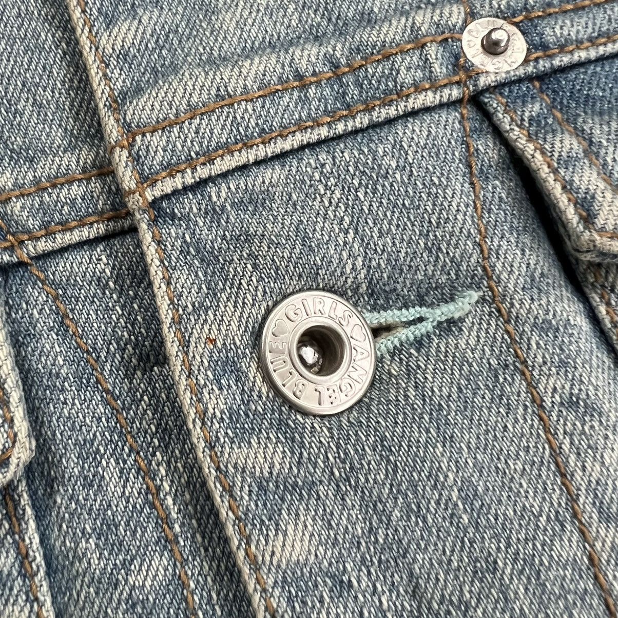 Hysteric Glamour 2000s Angle Blue Super Label Denim Jacket Size US XS / EU 42 / 0 - 6 Thumbnail