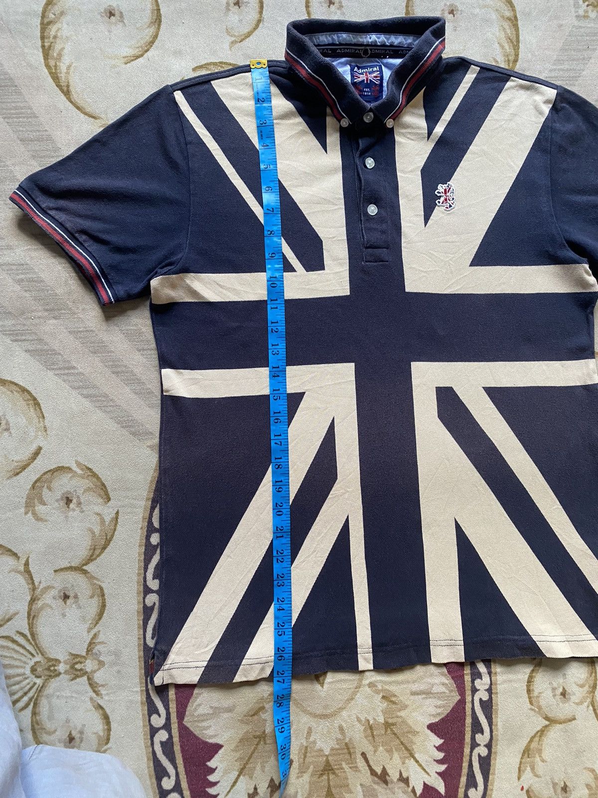 Japanese Brand Vintage Admiral polo tee Size US M / EU 48-50 / 2 - 9 Thumbnail