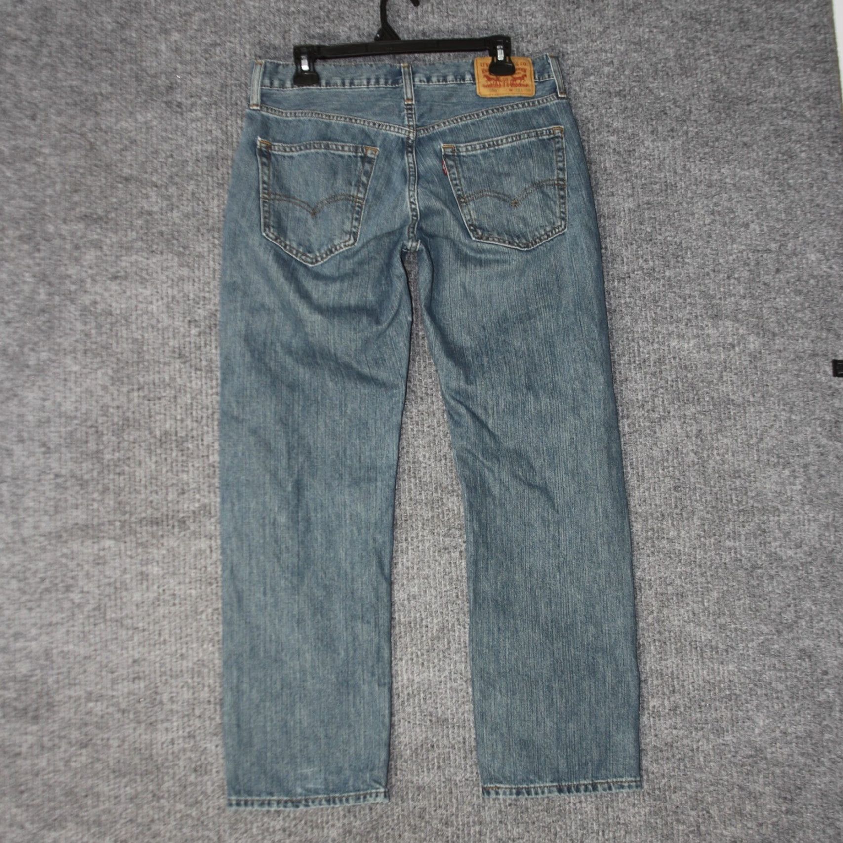 Levi's Levi's 559 Jeans Mens 32x30 Blue Medium Wash Denim Relaxed Straight 5-Pocket Denim Cotton Jeans Mens Size US 32 / EU 48 - 3 Thumbnail