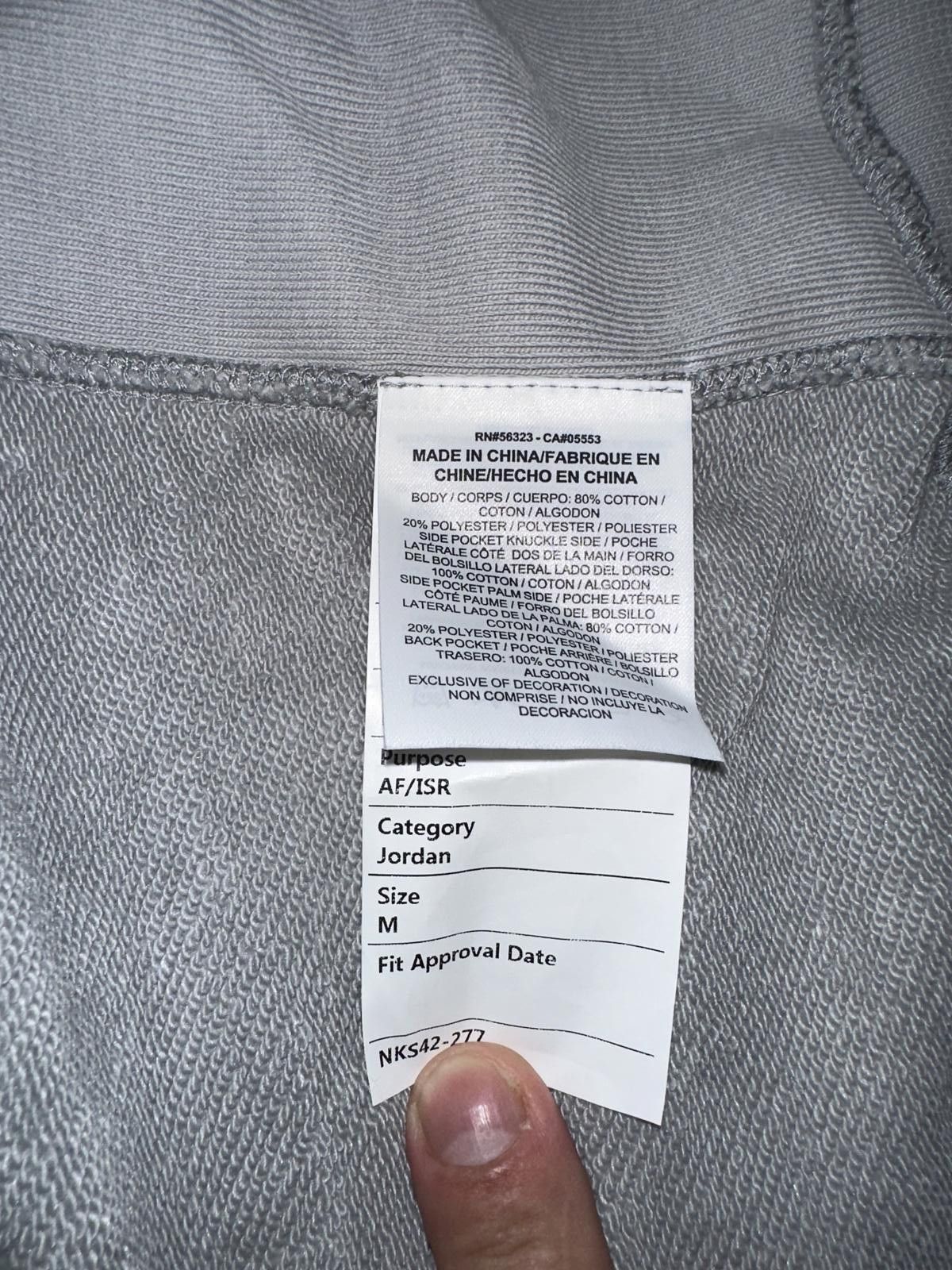 Designer Nike Air Jordan MJ Washed Wings Full-Zip Fleece Hoodie Lilac Size M CD4551-545 Size US M / EU 48-50 / 2 - 9 Thumbnail