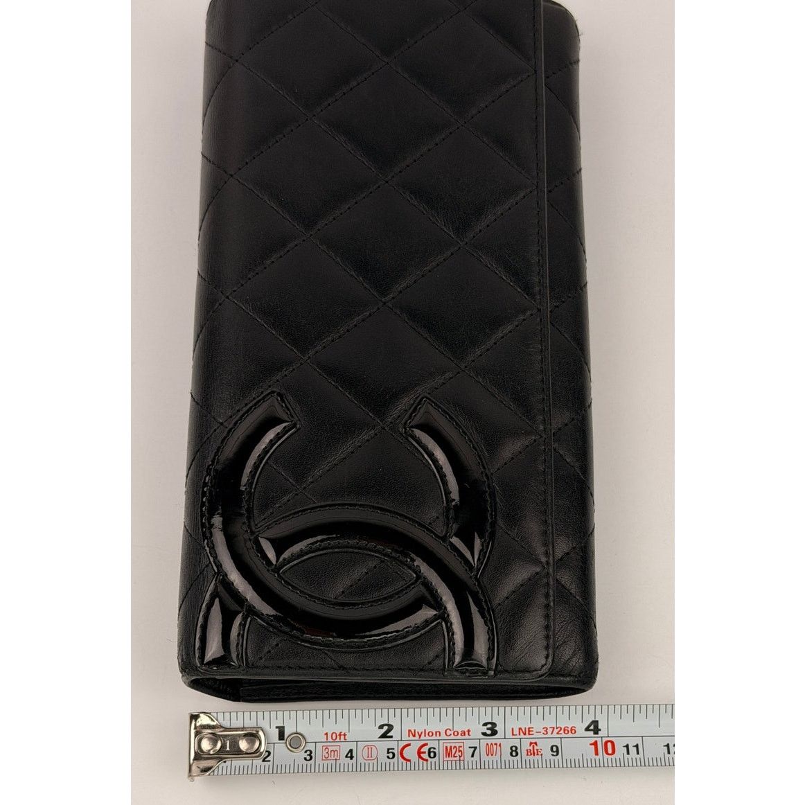 Chanel Calfskin Quilted Cambon Gusset Flap Wallet Black Size ONE SIZE - 12 Thumbnail