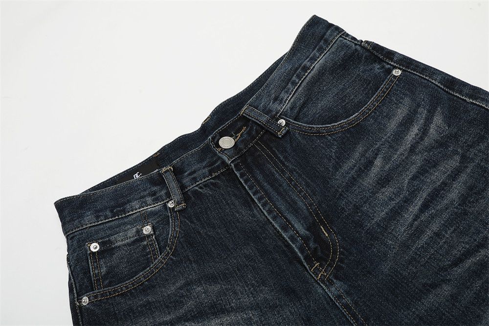 Japanese Brand × Jean Men's loose trendy American washed distressed jeans Size US 32 / EU 48 - 4 Thumbnail