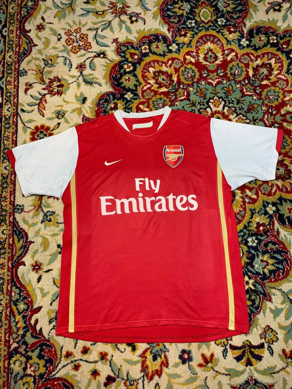 ARSENAL LONDON HENRY HOME 2006/08 FOOTBALL SHIRT JERSEY
