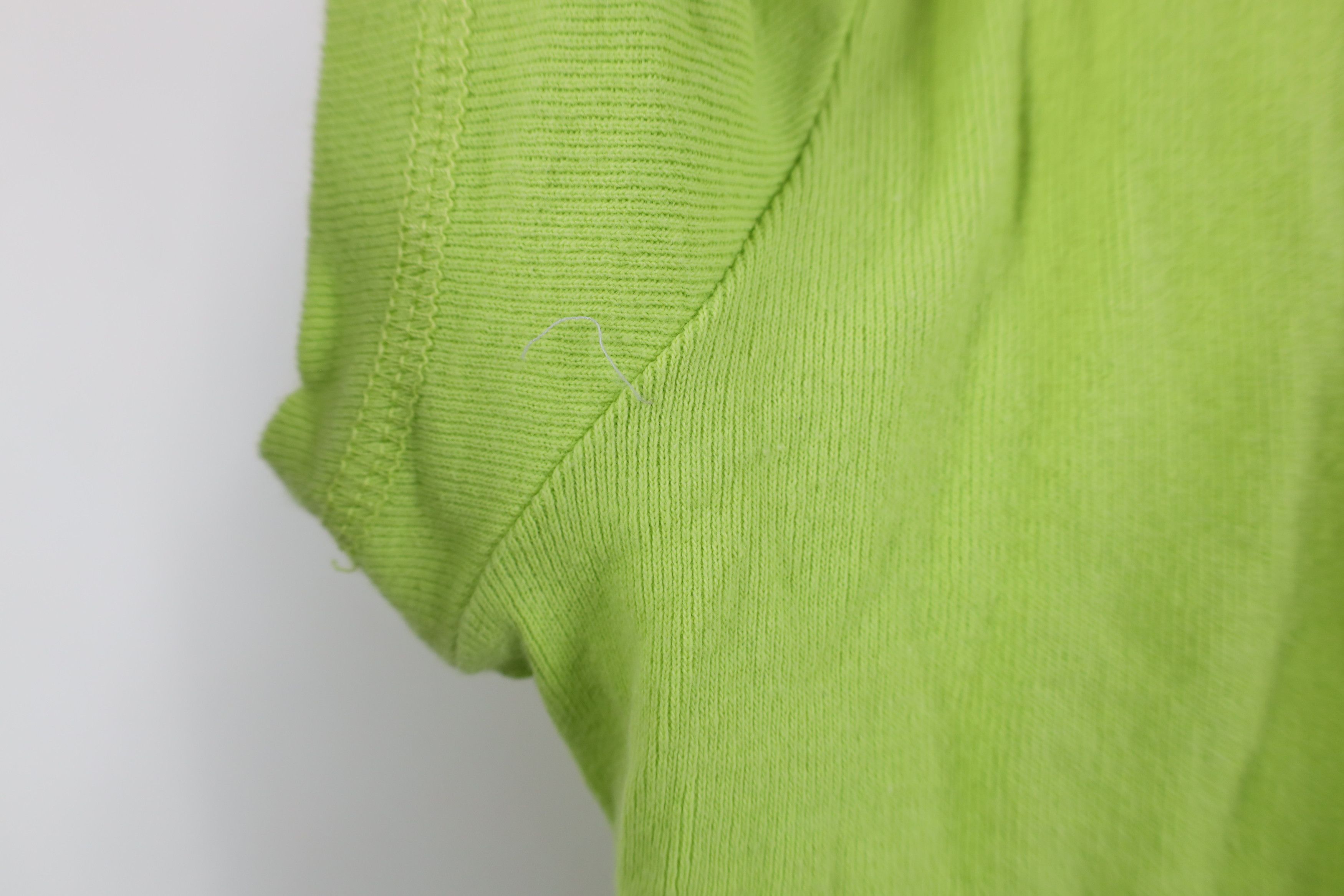 Vintage Deadstock Vintage 90s Y2K Babydoll Ribbed Knit T-Shirt USA Size L / US 10 / IT 46 - 9 Thumbnail