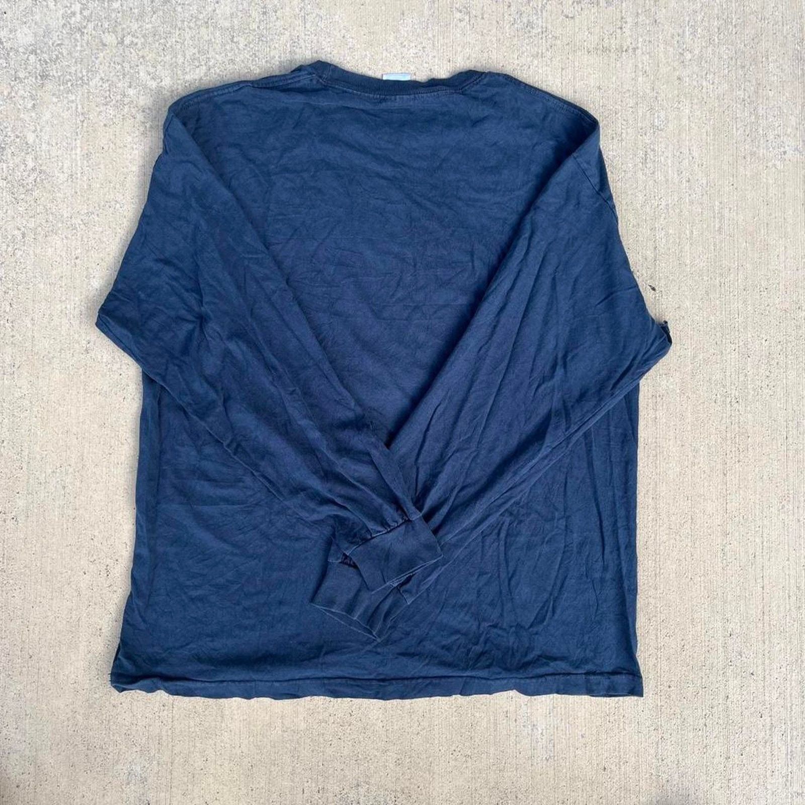 AAA American Muscle Camaro Distressed Navy Long Sleeve Chevy Car Size US L / EU 52-54 / 3 - 5 Thumbnail