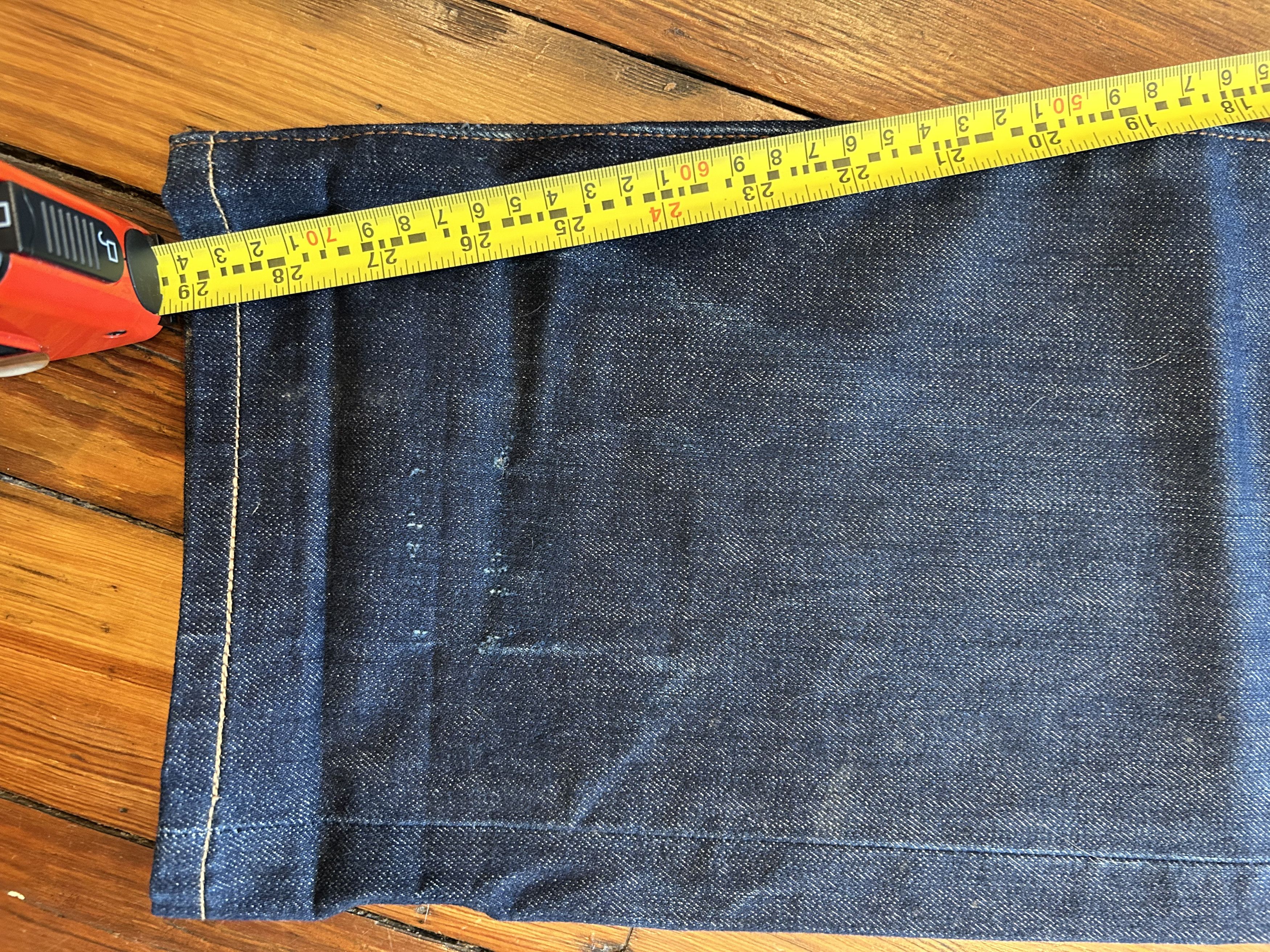 Railcar Fine Goods Railcar Straight Leg Raw Selvedge Denim Jeans Size US 35 - 8 Thumbnail