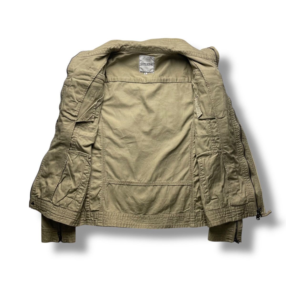 Le Grande Bleu (L.G.B.) 🇯🇵 CLONE DEVGRU MULTIPOCKET FULL ZIP BUTTON UP JACKET Size US L / EU 52-54 / 3 - 5 Thumbnail