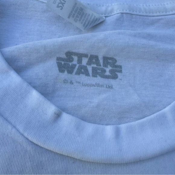 Star Wars NEW STAR WARS THE CLONE WARS DOODLE TROOPER WHITE T-SHIRT S Size US XXL / EU 58 / 5 - 4 Thumbnail