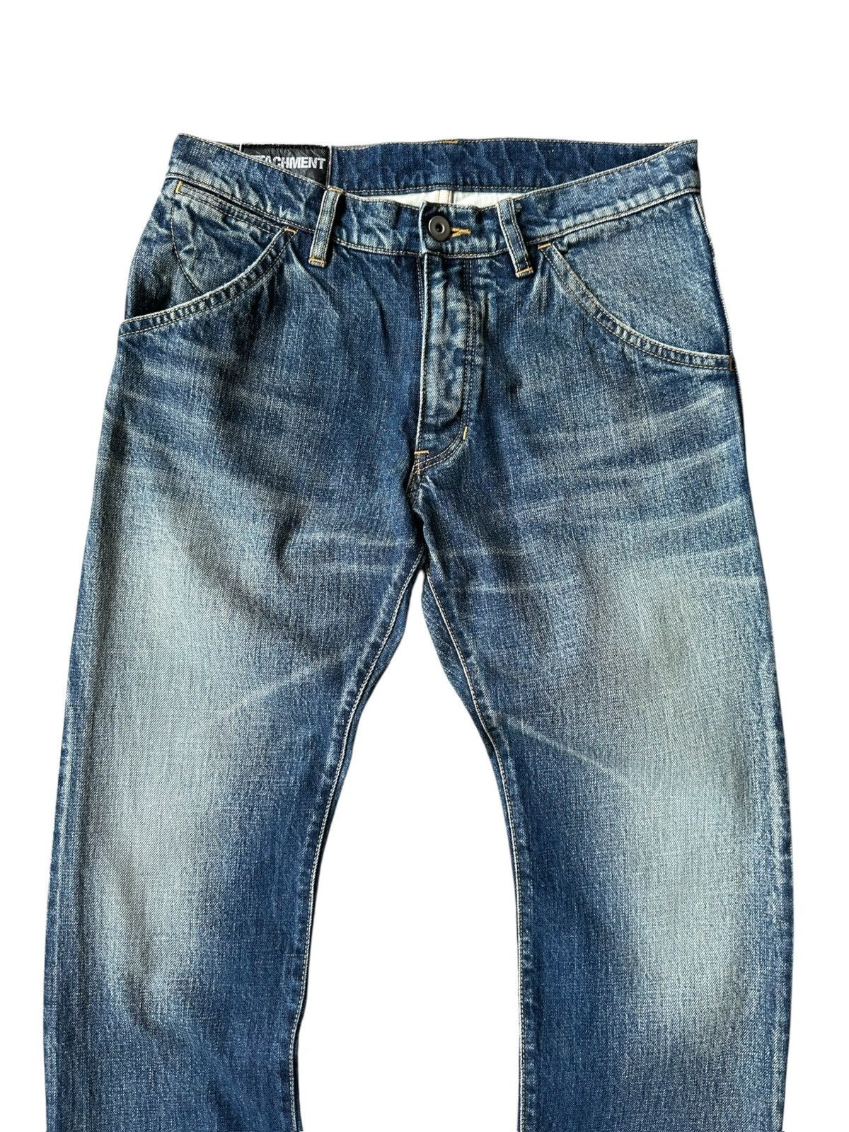 Kazuyuki Kumagai Attachment 00's Attachment stonewash denim jeans Size US 30 / EU 46 - 5 Thumbnail