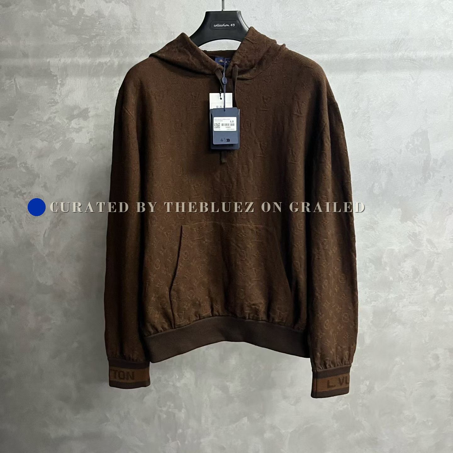 Louis Vuitton Louis Vuitton Brown Hooded Pullover Sweatshirt Size US L / EU 52-54 / 3 - 1 Thumbnail