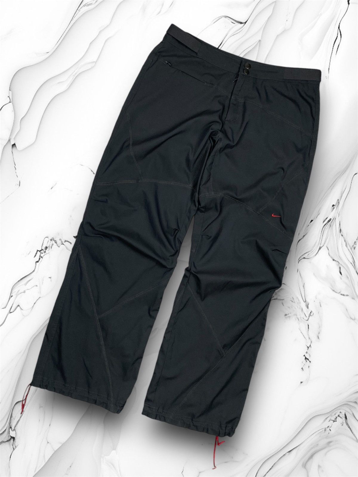 Nike × Vintage Vintage Nike Drill Joggers Pants Size 34" / US 12 / IT 48 - 1 Thumbnail