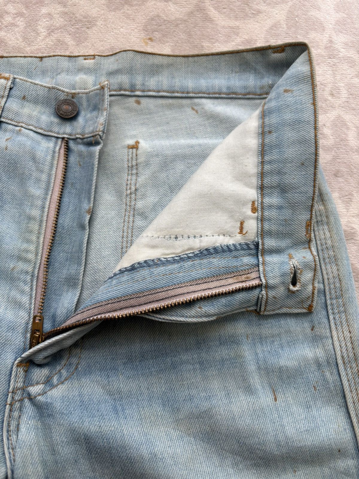 Levi's Vintage Clothing HOLY GRAIL 70’s ULTRA-RARE Levis 646 Orange Tab Museum Piece Size US 28 / EU 44 - 8 Thumbnail