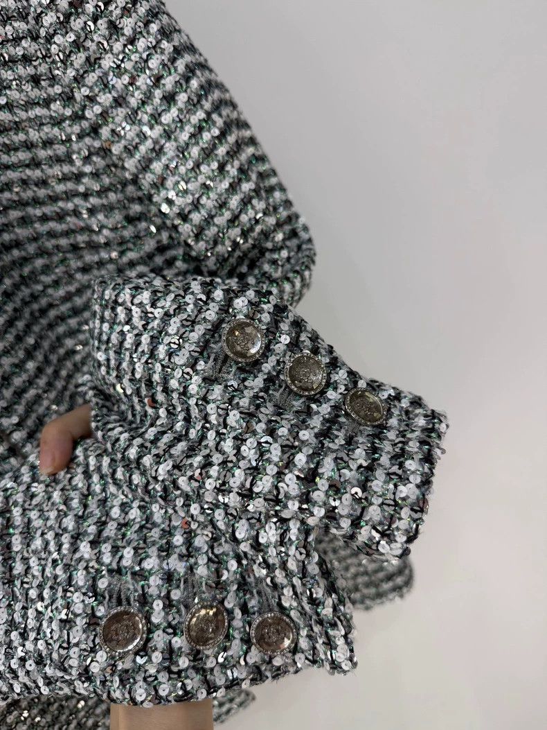 Chanel Chanel Sequin Tweed Jacket FR34 Size -2505 Size XS / US 0-2 / IT 36-38 - 4 Thumbnail