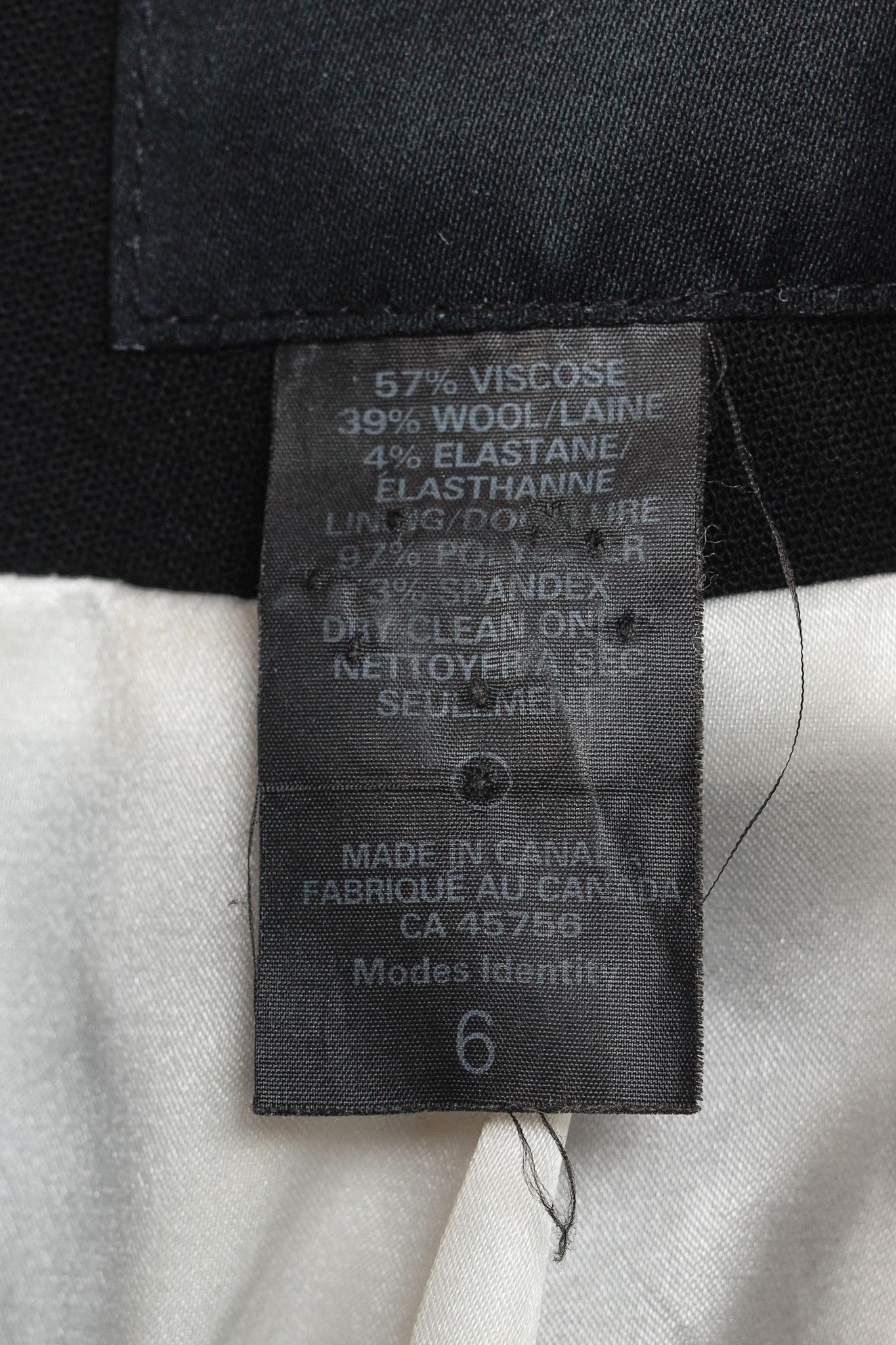 SMYTHE Smythe Black Wool-Blend 3-Button Wrap Blazer Size M / US 6-8 / IT 42-44 - 10 Thumbnail