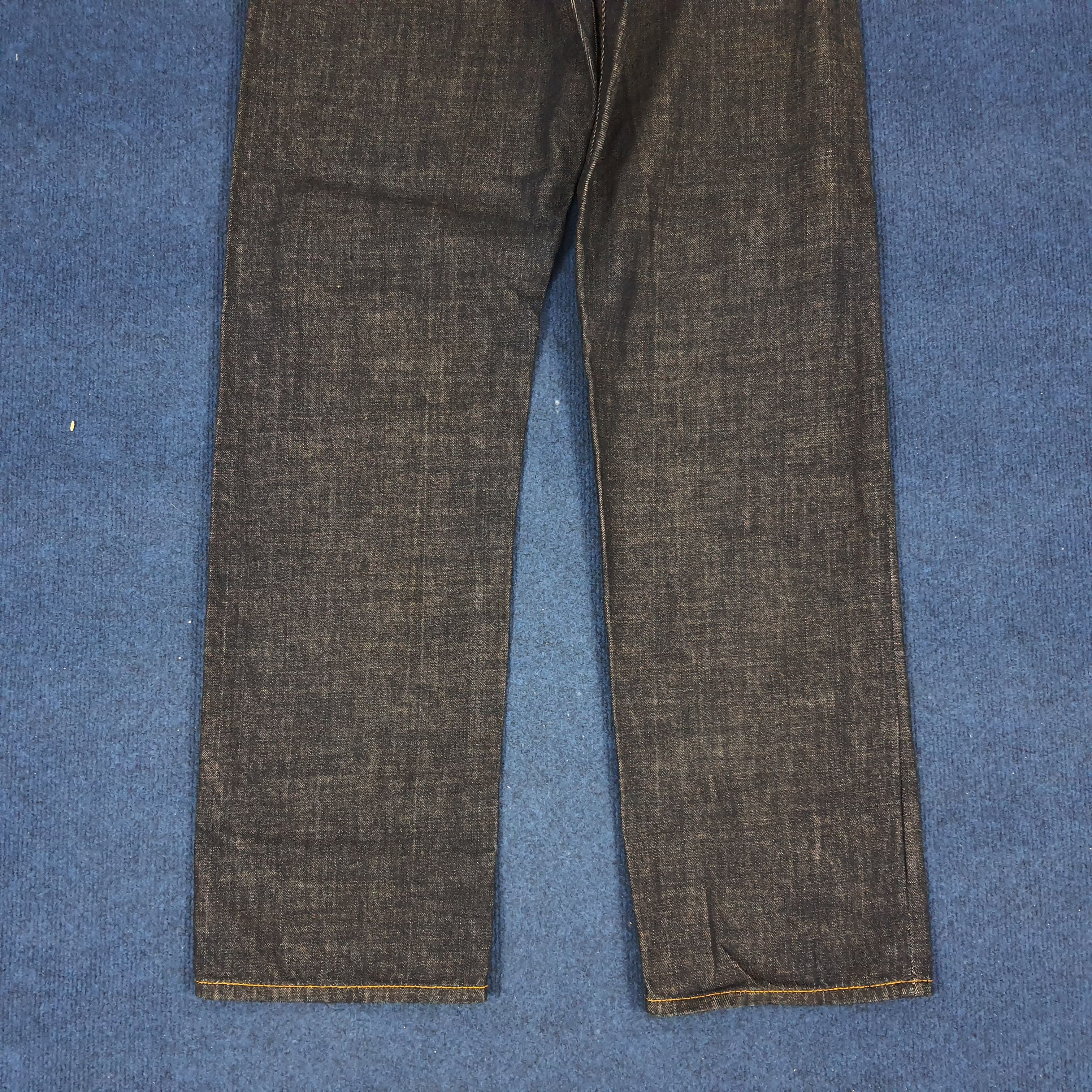 Japanese Brand × Vintage Vintage Evisu Japanese Brand Custom Gold Daicock Jeans Size US 31 - 7 Thumbnail