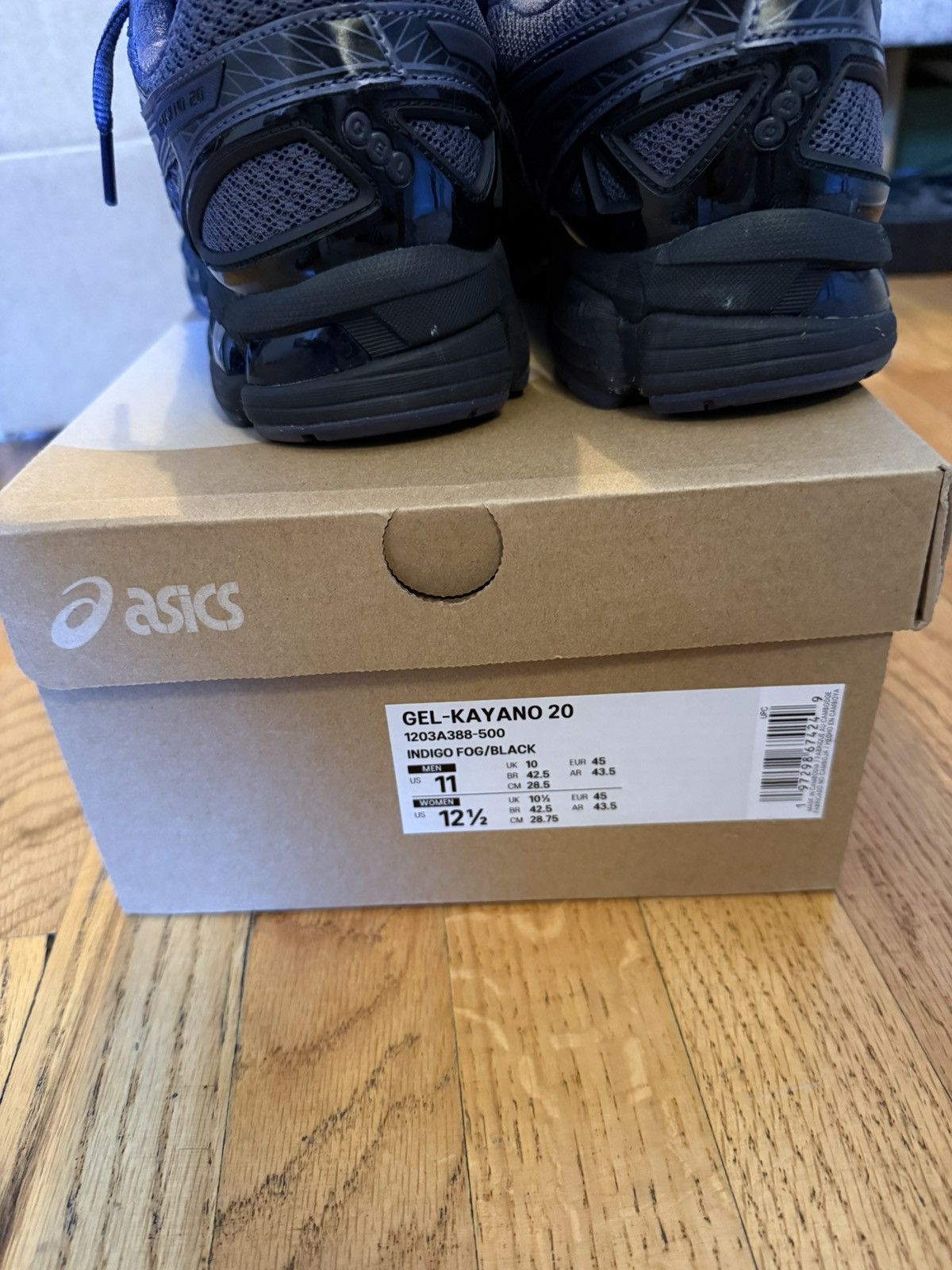 Asics ASICS Gel-Kayano 20 Indigo Fog / Black Size US 11 / EU 44 - 6 Thumbnail