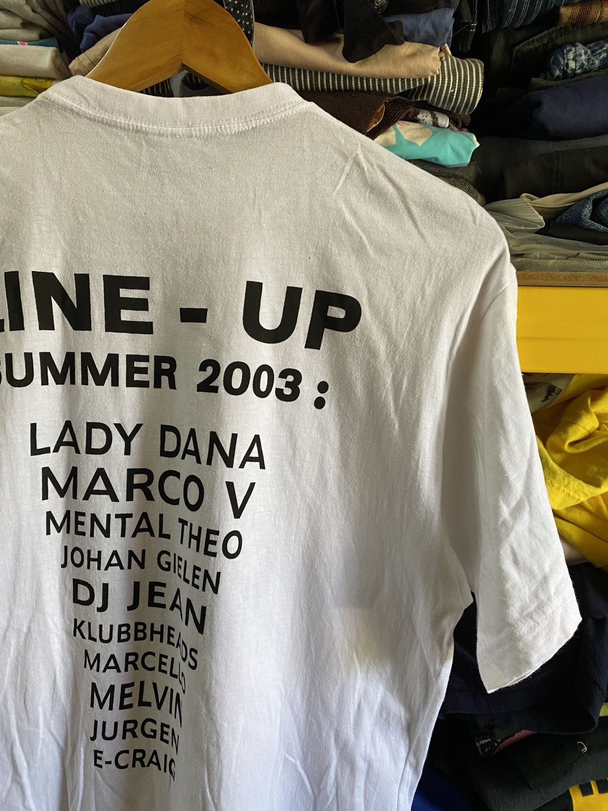 Rap Tees Vintage 00s Mallorca Lineup Summer 2003 Electronics Rave Dj Size US M / EU 48-50 / 2 - 7 Thumbnail